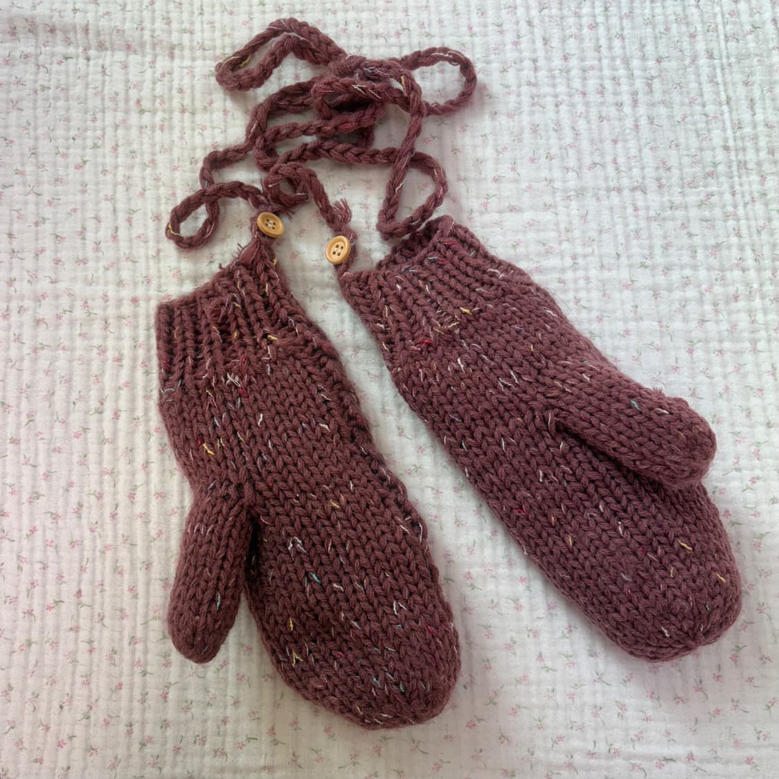 JPN/ 핸드메이드 꽈배기 뜨개 벙어리 장갑 모리걸벙어리장갑 상품이미지5