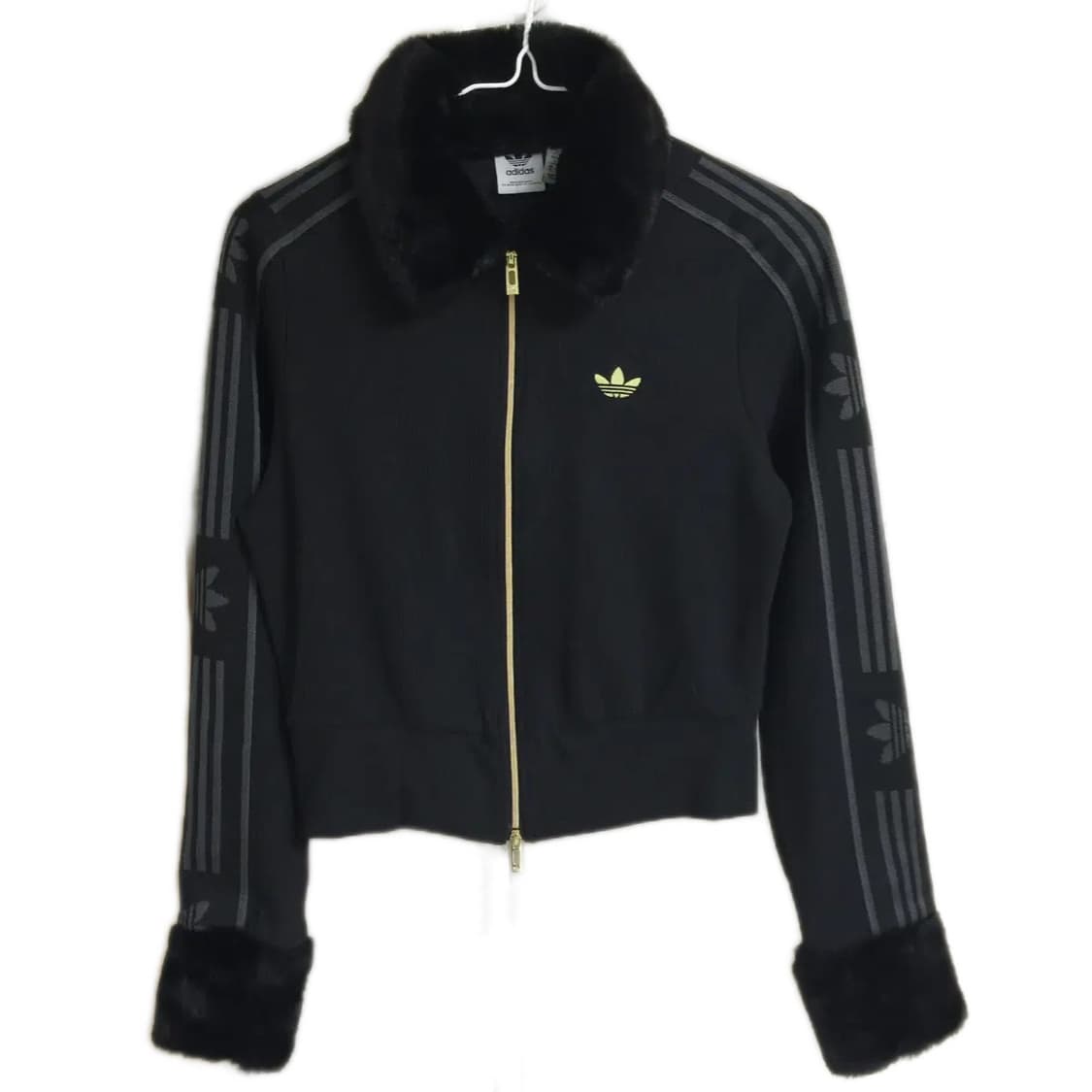 ✨[희귀/착샷]아디다스 스키 시크 블랙 퍼 자켓✨ 상품이미지1