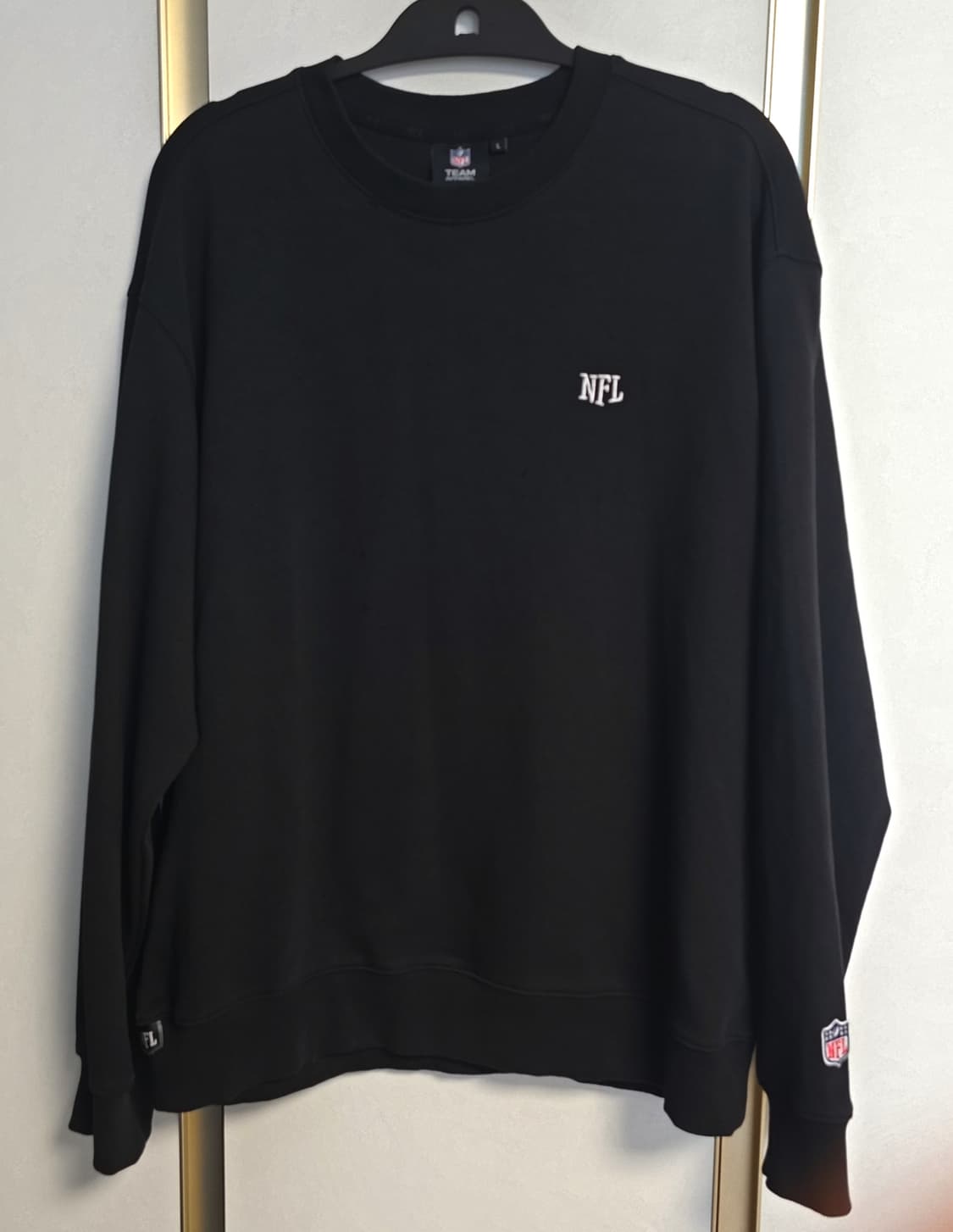 NFL 블랙 맨투맨 티셔츠 L 상품이미지1