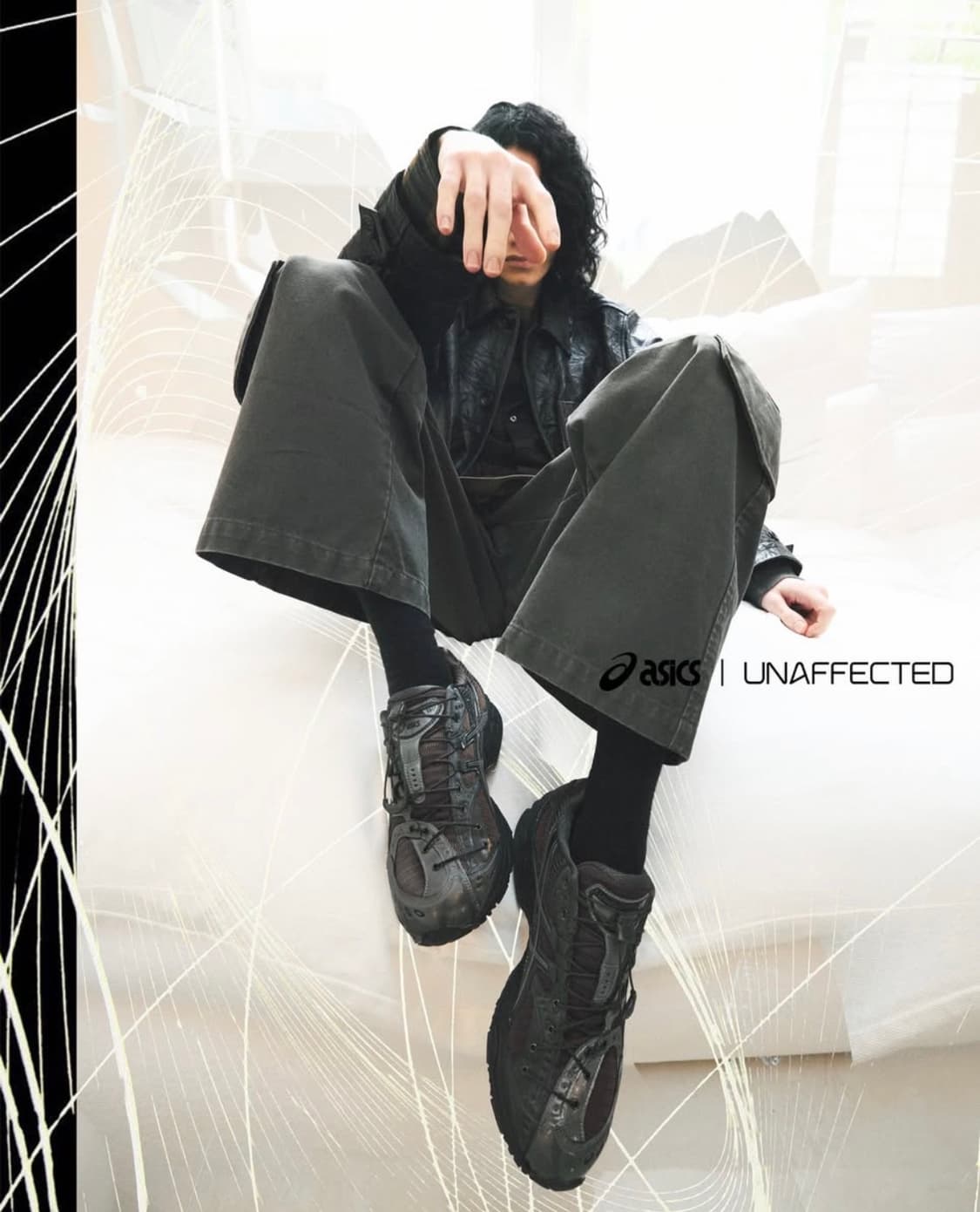 아식스 x 언어펙티드 젤 님버스 10.1 건메탈 블랙 235 상품이미지5