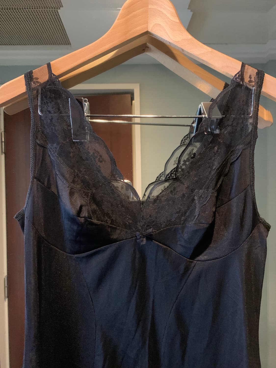 black mini lace slip 상품이미지2