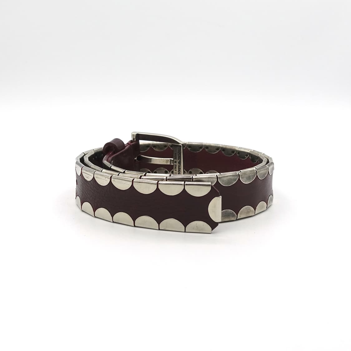 EMPORIO ARMANI 엠포리오 아르마니 아티잔 스터드 벨트 와인 상품이미지2