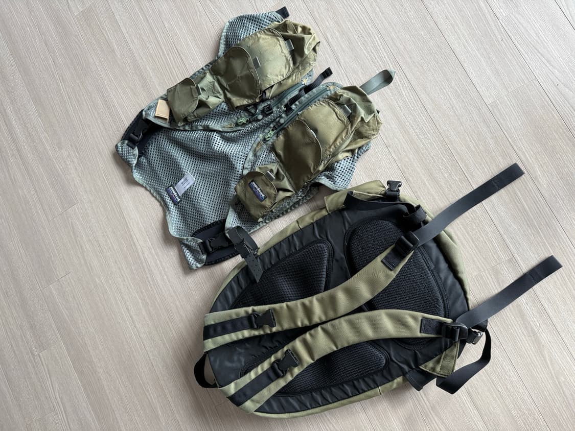 patagonia 피타고니아 피싱베스트 백팩 세트 초레어 상품이미지4