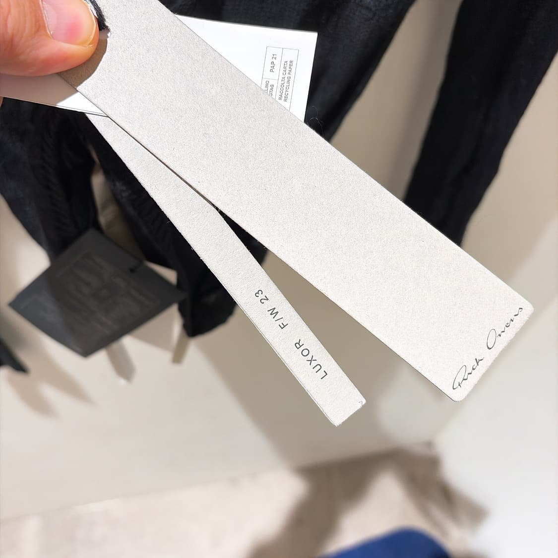 (정품/새상품) 릭 오웬스 여성 블랙 HARNES 울 니트 상품이미지4