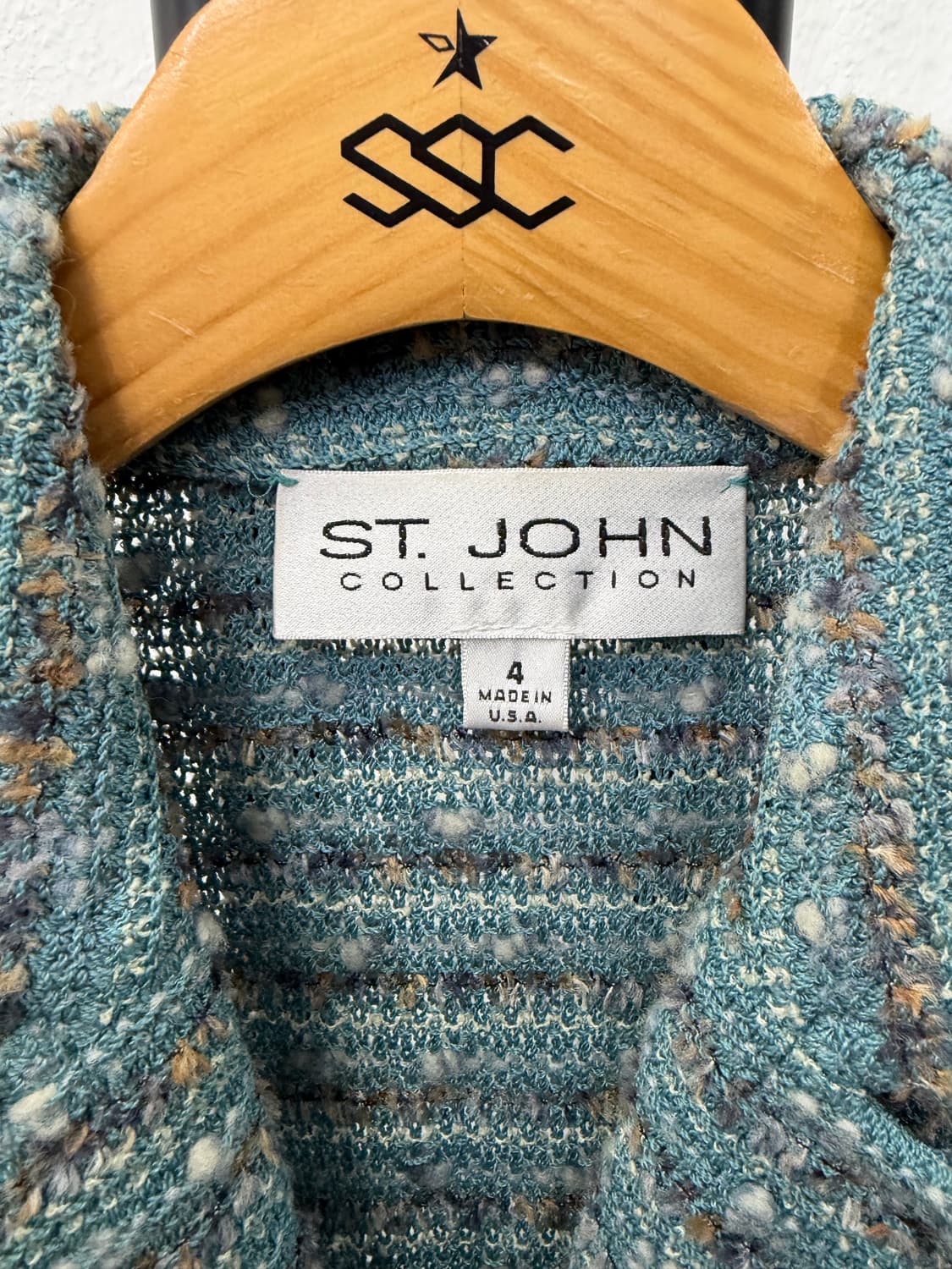 정품) St. John 컬렉션 센존 세인트존 트위드 자켓 4 상품이미지6