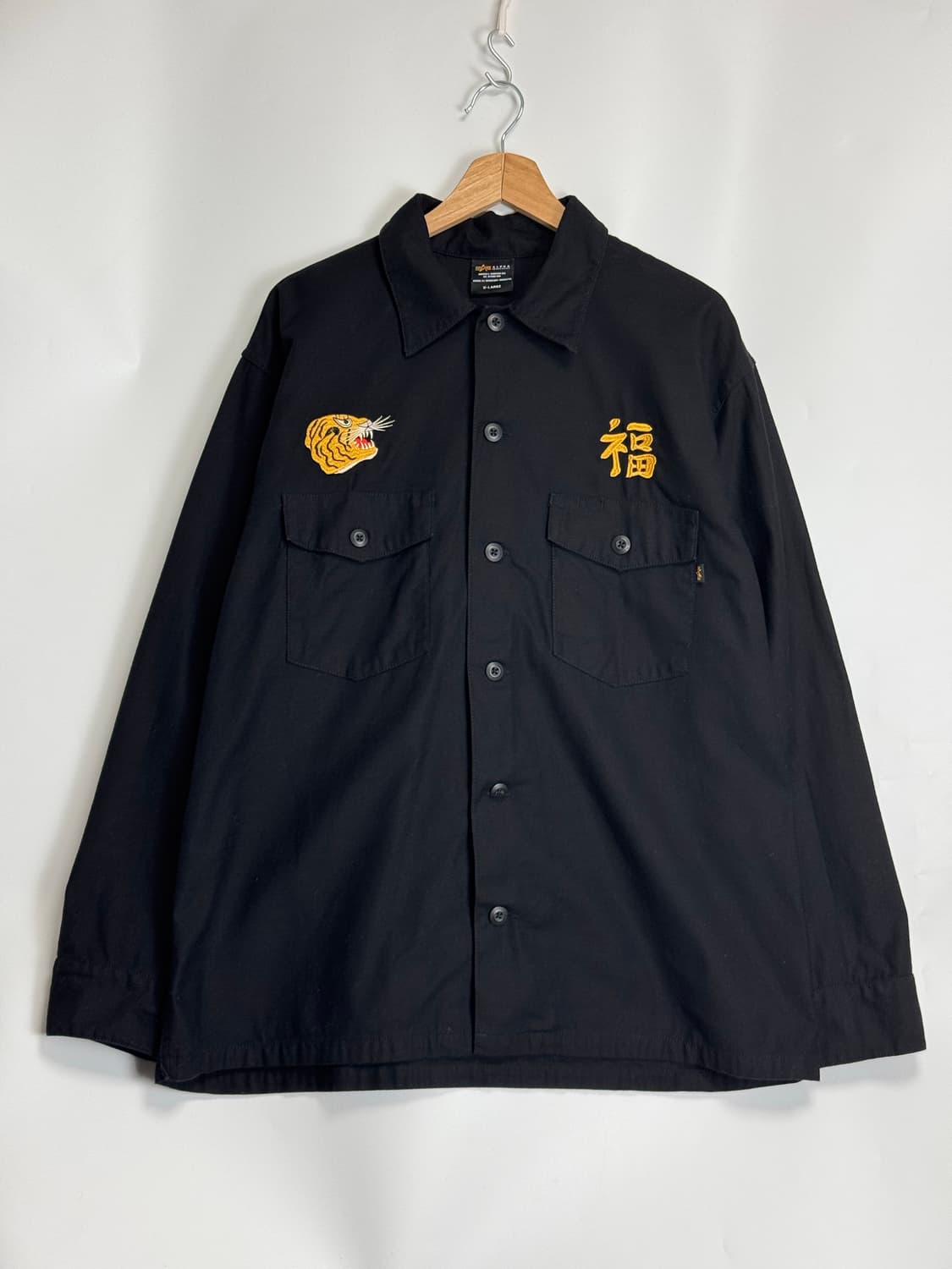 알파 재팬 수베니어 스카잔 자수 베트남 유틸리티 셔츠 자켓 XL 상품이미지1