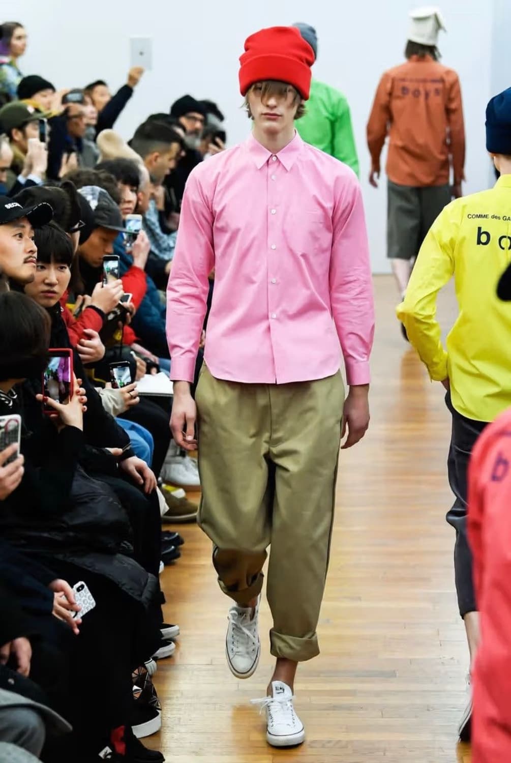 꼼데가르송 fw18 레드 버니 비니 상품이미지7