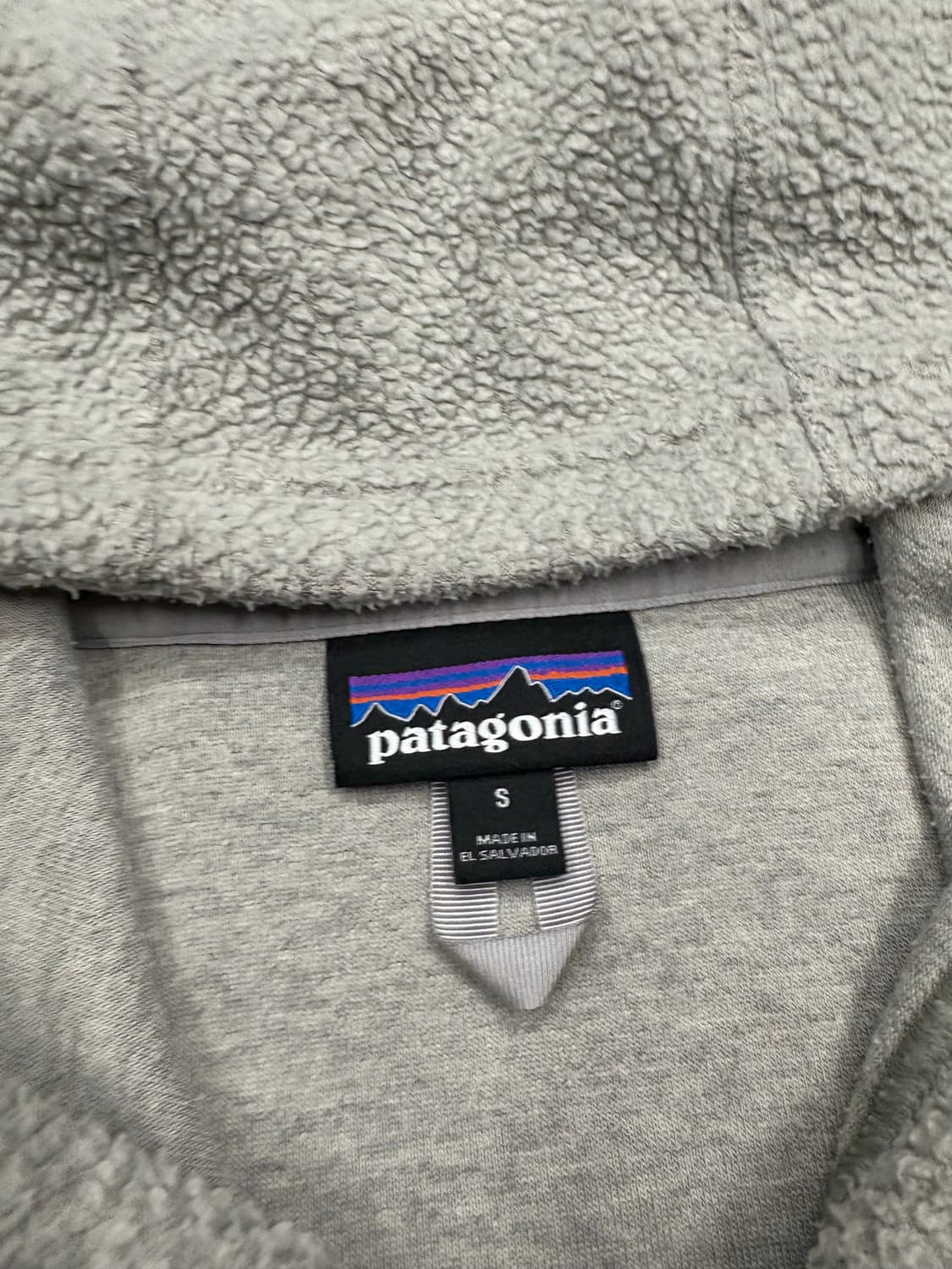 파타고니아 라이트그레이 플리스 후드집업 상품이미지5