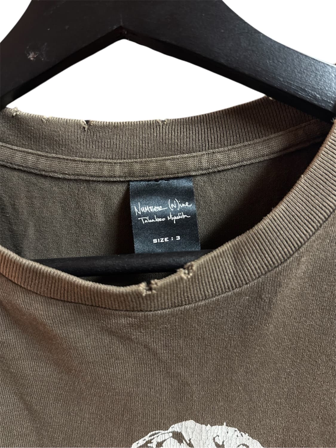 04ss 넘버나인 dream baby dream the clash 티셔츠 상품이미지3