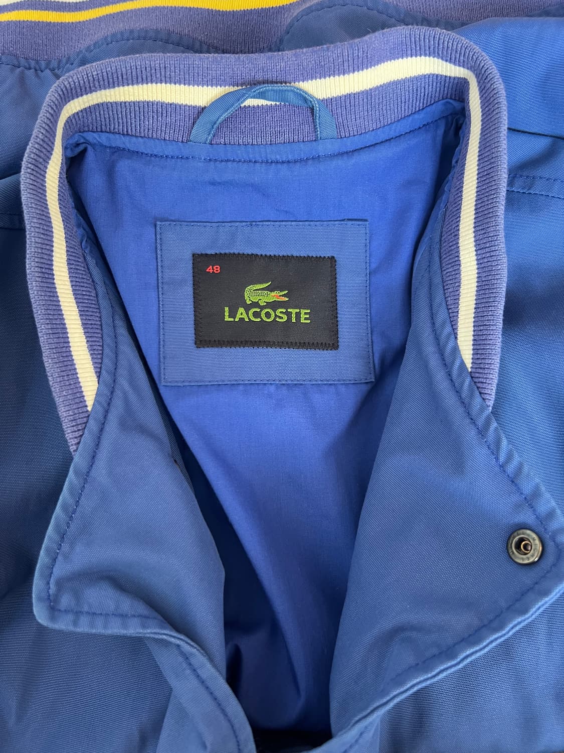 라코스테 남성 블루 코치자켓 블루종점퍼 상품이미지3