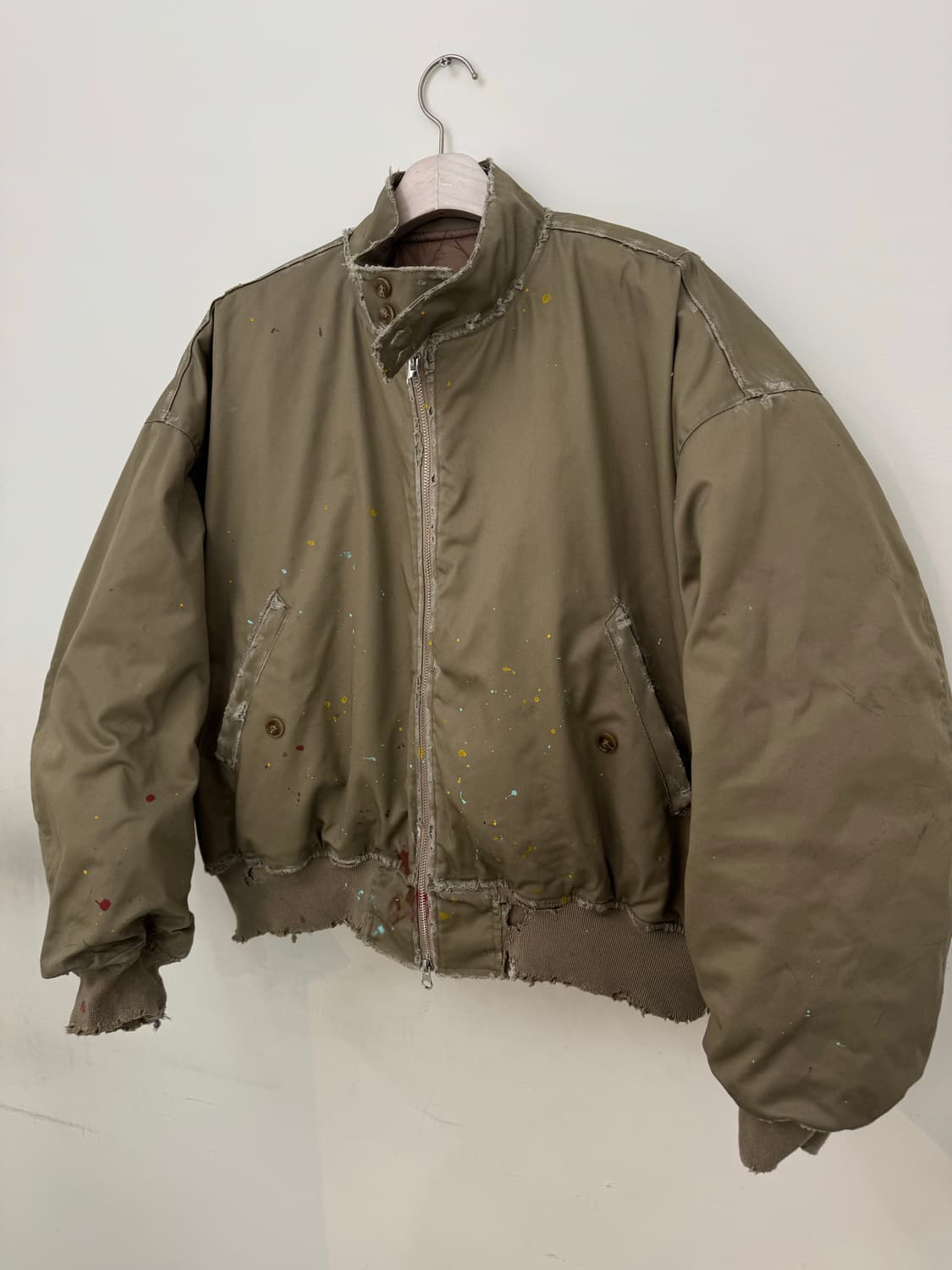 빈티지 퍄디드 패딩자켓 상품이미지3