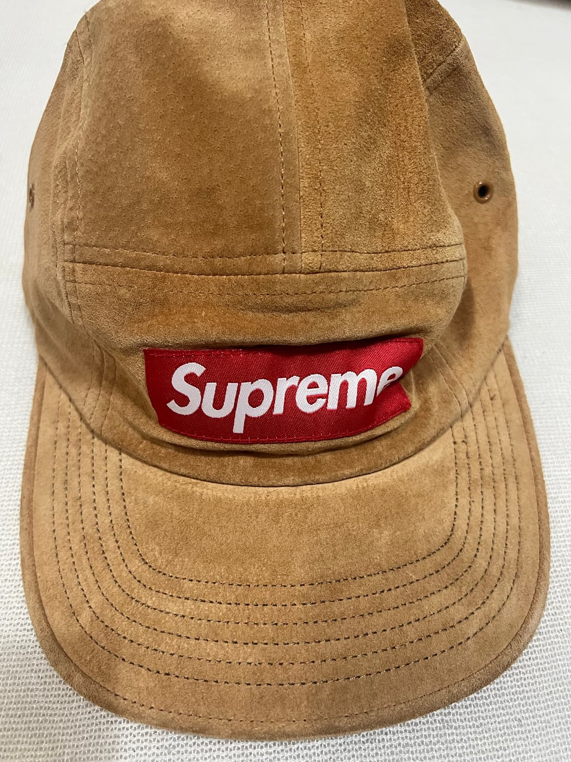 슈프림 스웨이드 캠프캡 스웨이드 17ss 상품이미지3