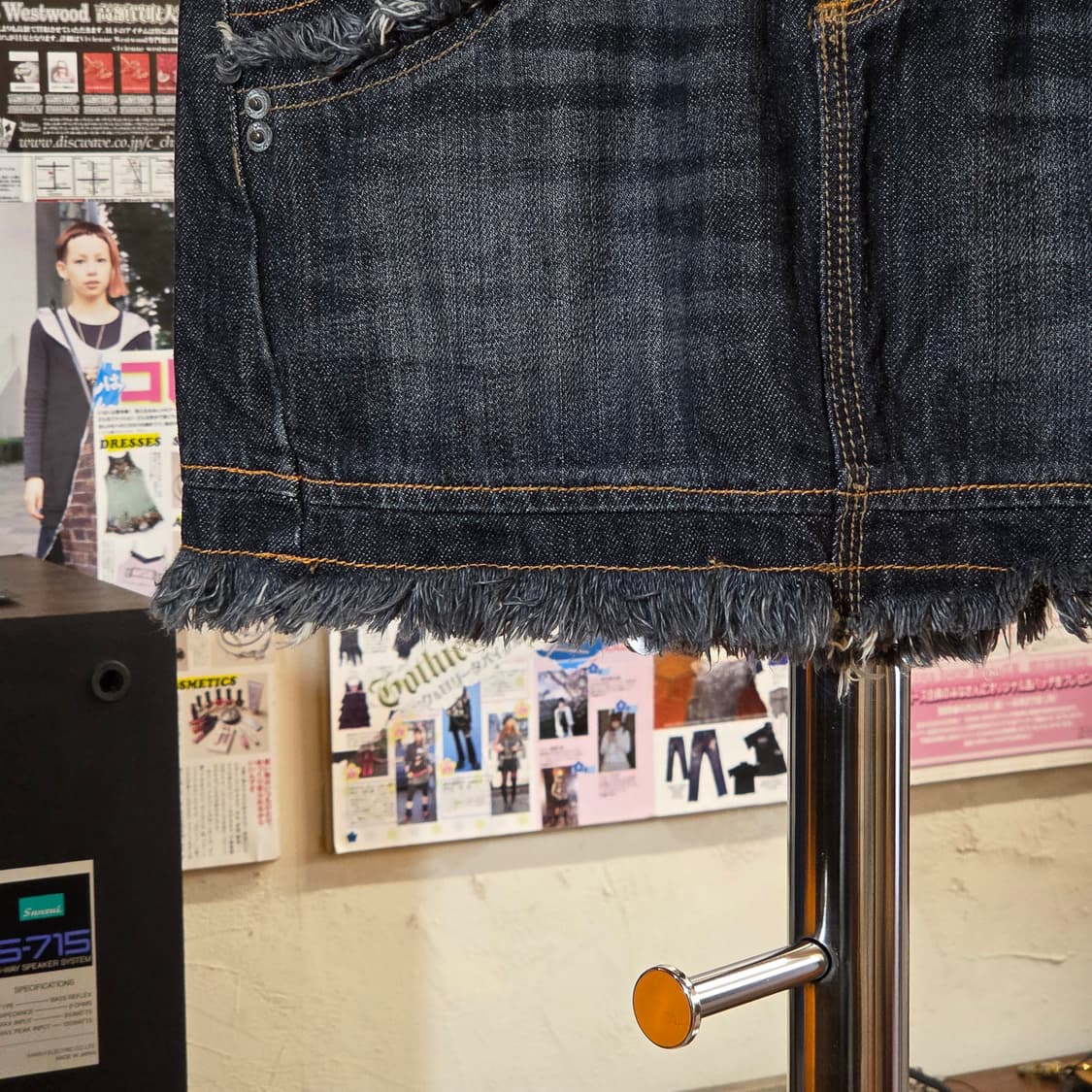 JPN 포켓 포인트 데님 미니스커트 상품이미지3