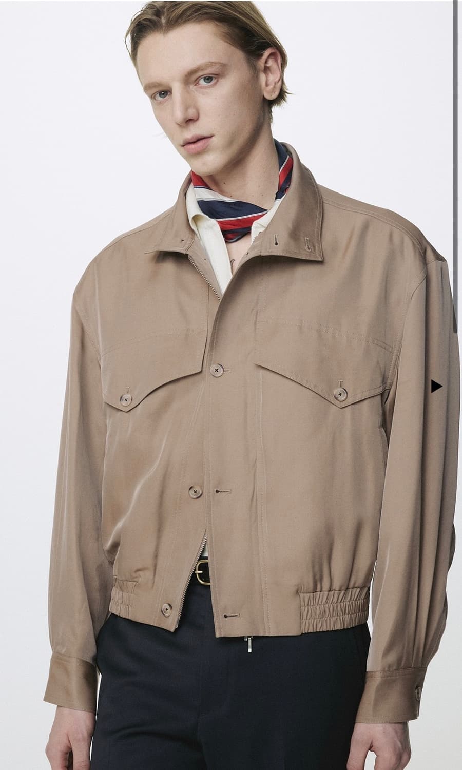 토니웩 26ss 오버사이즈 블루종 샌드베이지 상품이미지1