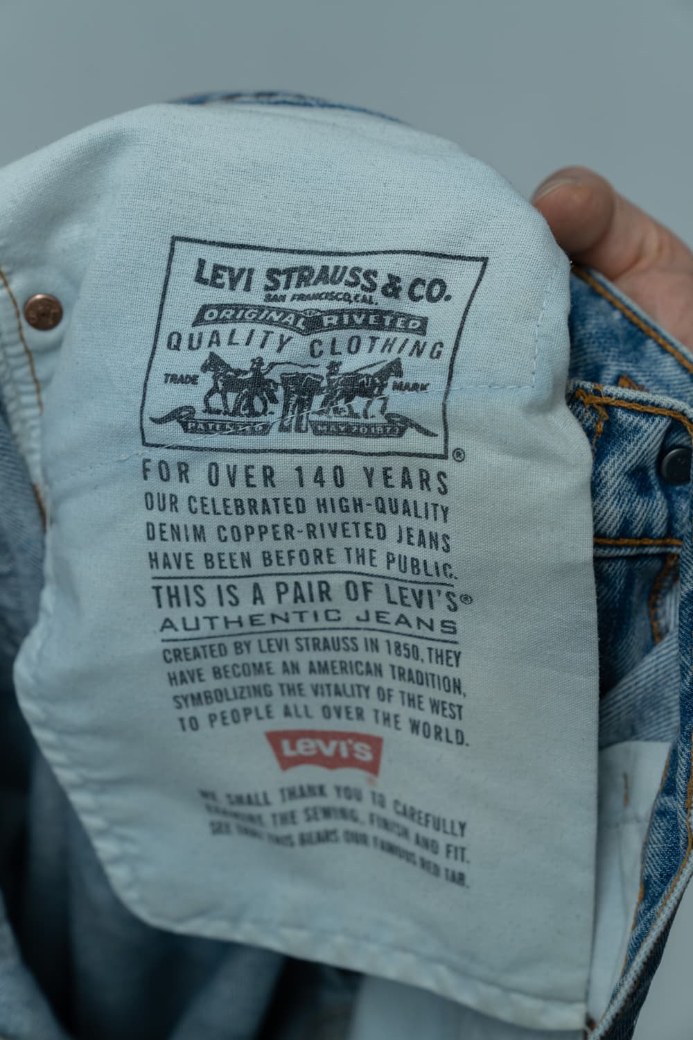 리바이스 연청 505 34x34 상품이미지4