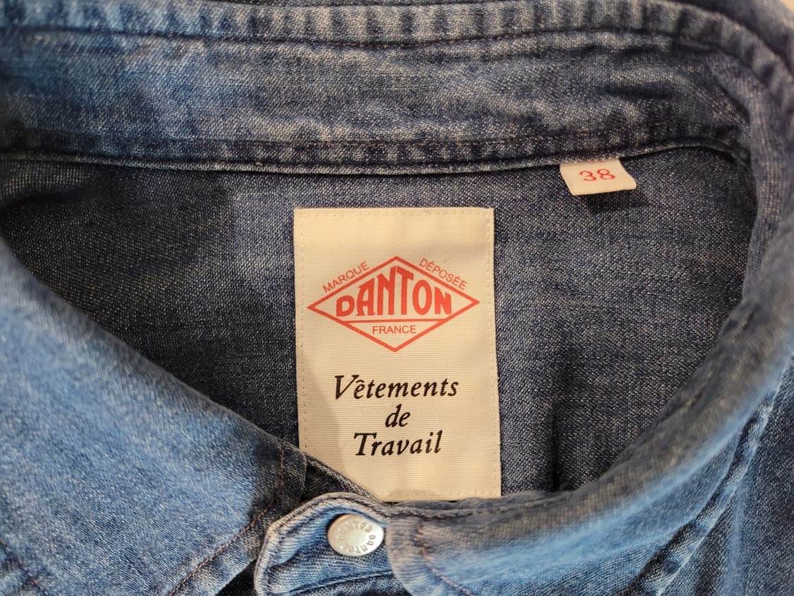 단톤 데님 셔츠 38사이즈 상품이미지3