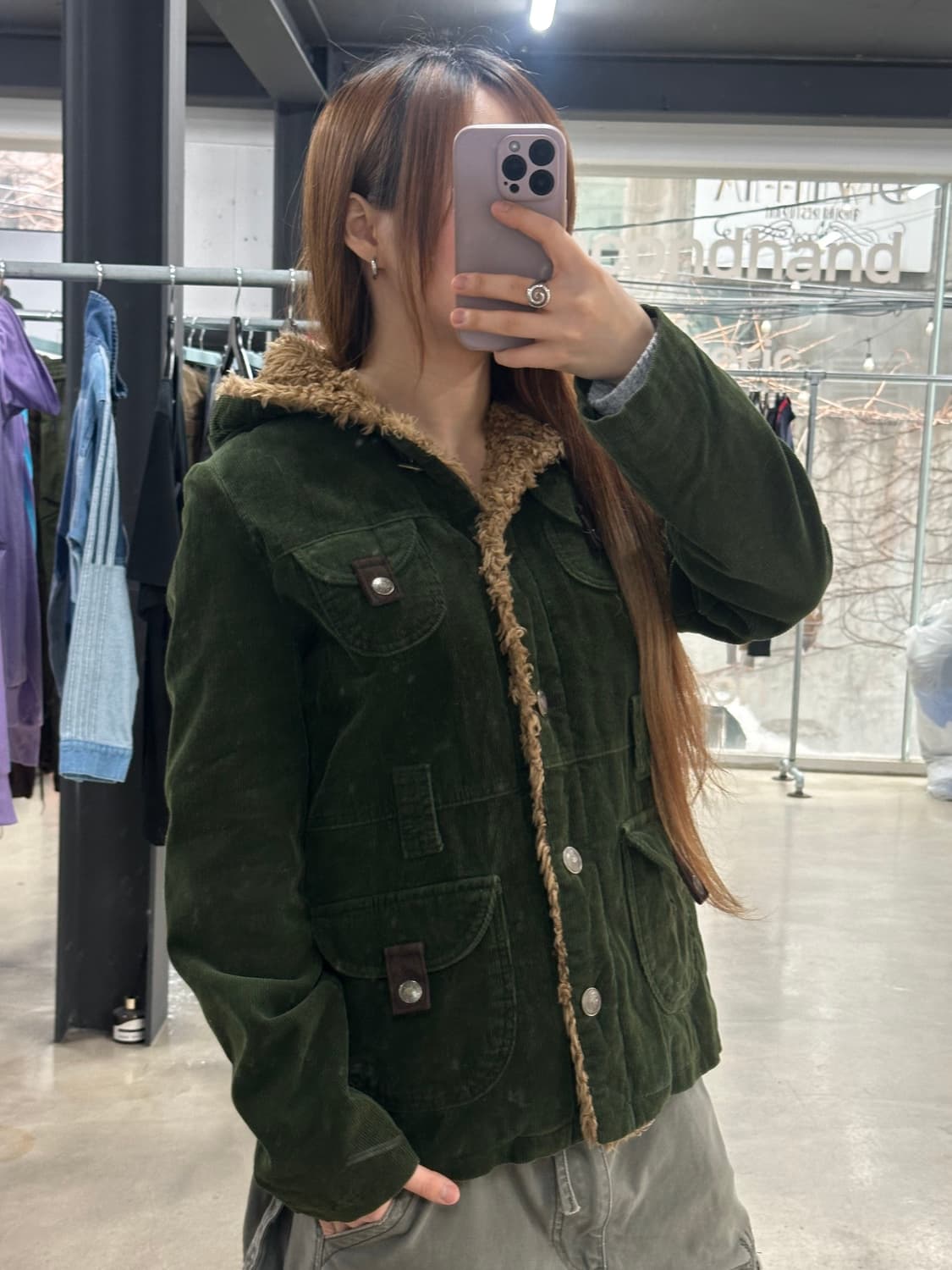 빈티지 포켓 코듀로이 초코나무숲 자켓 상품이미지4