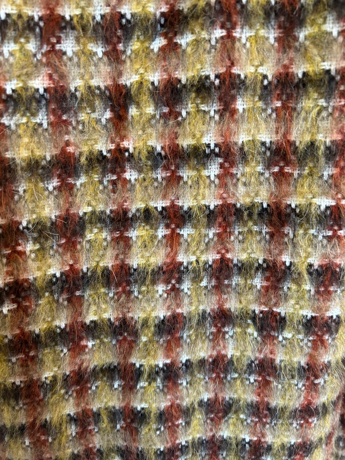 Benetton 트위드 퍼코트 상품이미지3