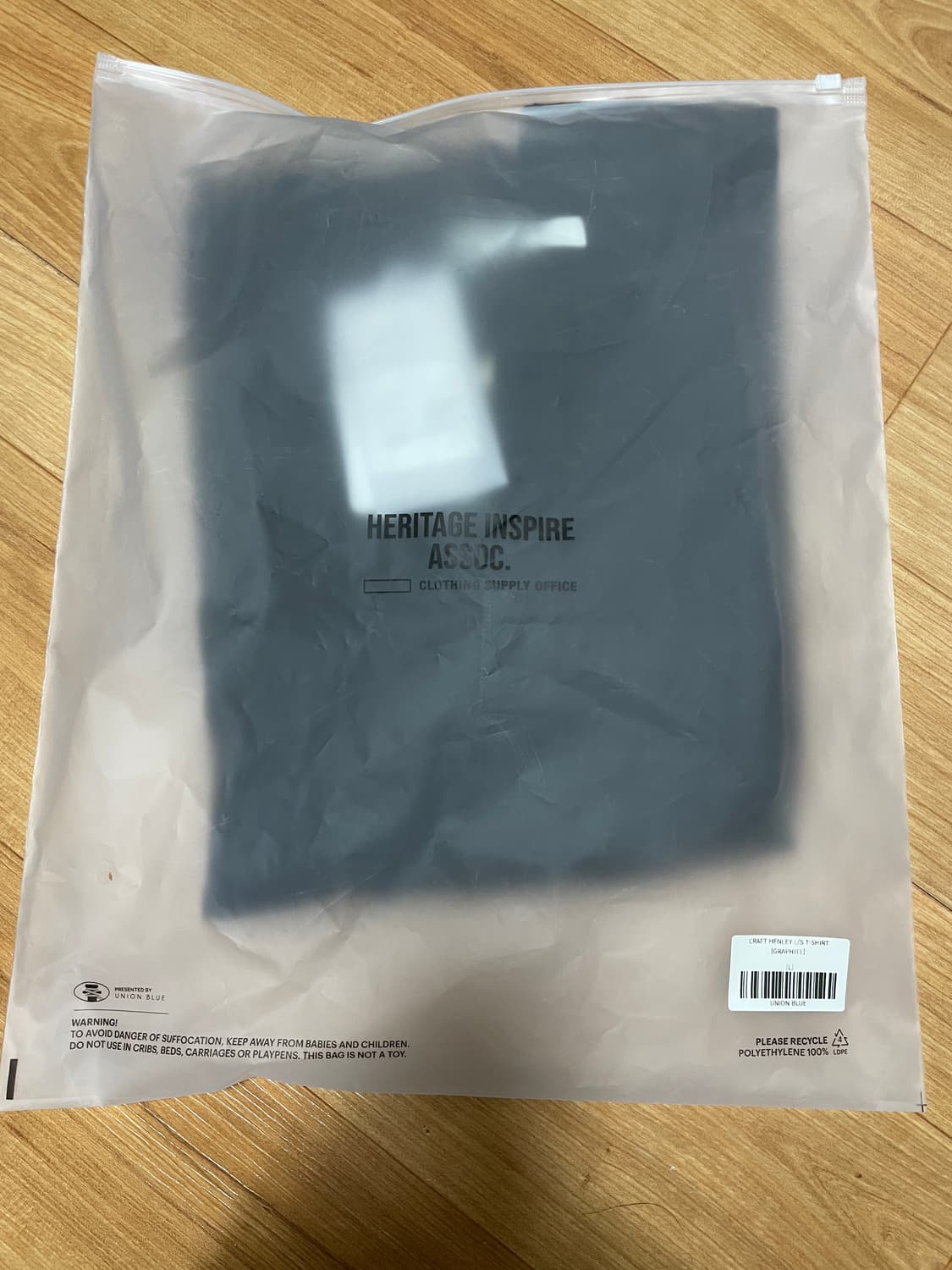 유니온블루 CRAFT HENLEY L/S T-SHIRT [GRAPHITE 상품이미지3