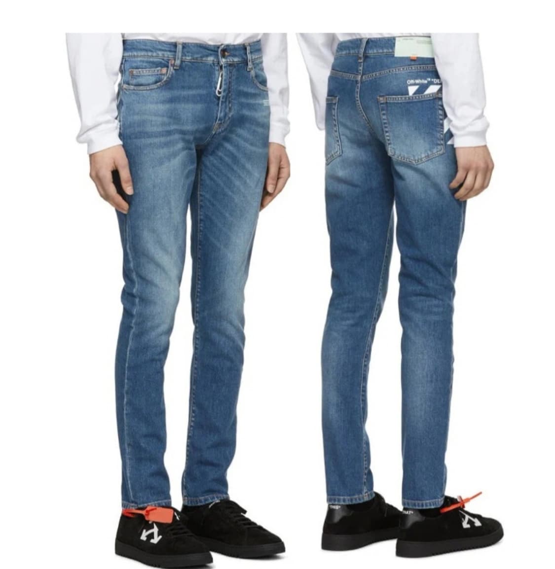 Off -White오프화이트 슬림진중청팬츠
 상품이미지4