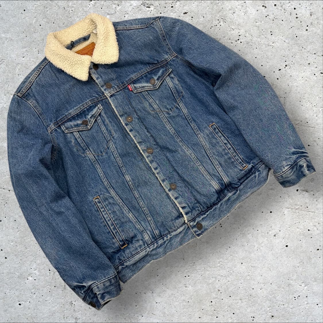 [M] 리바이스 쉐르파 데님 트러커 자켓 B791 상품이미지1