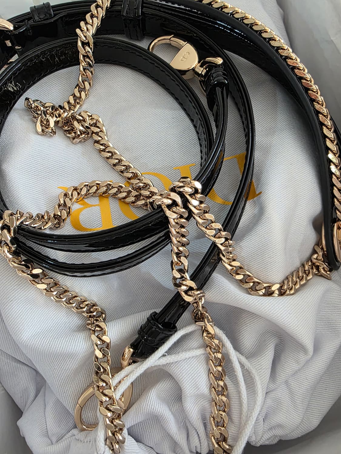 디올 레이디 미니 페이던트 새상품컨디션 상품이미지3