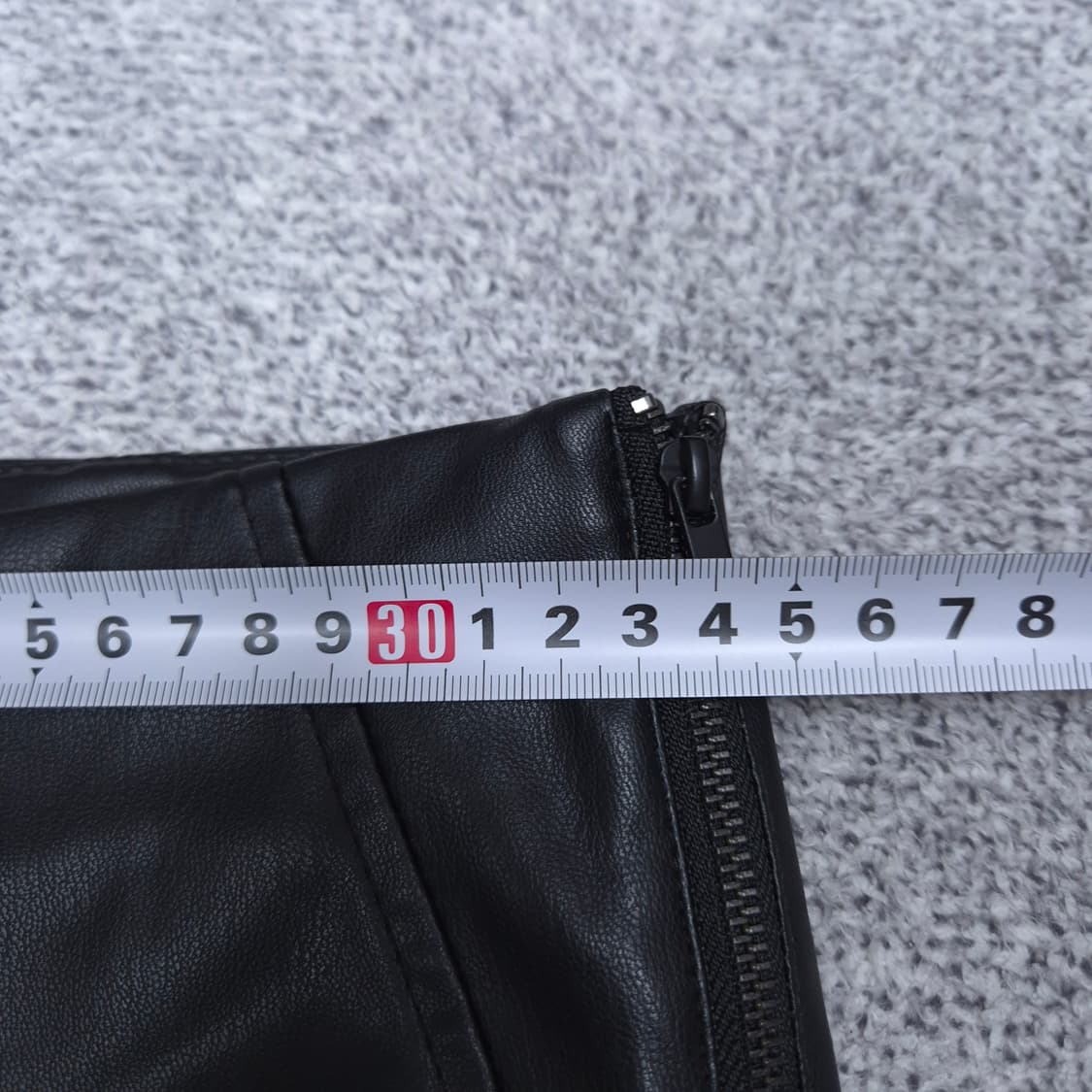 자라 레더 플레어 부츠컷 팬츠 S 상품이미지3