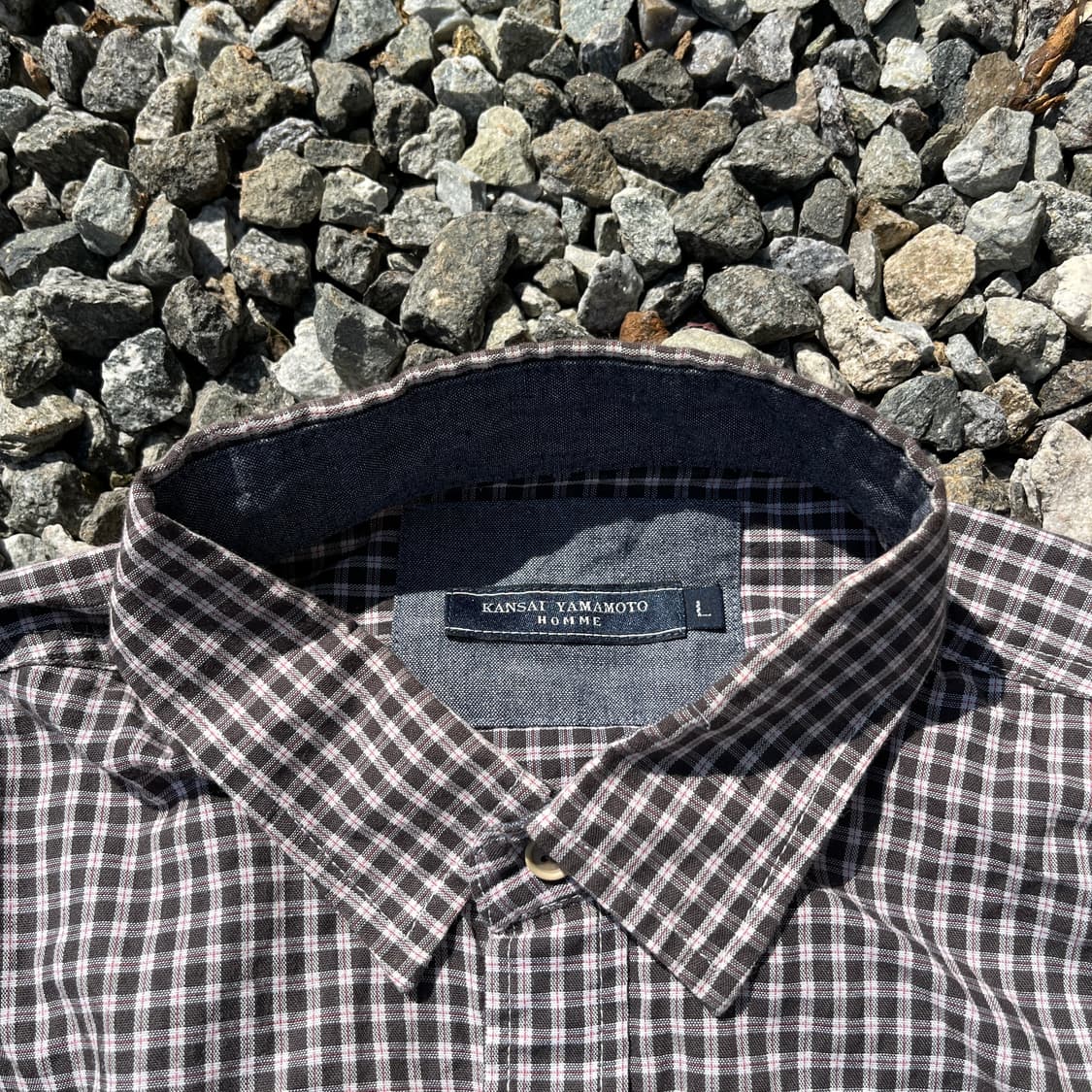 KANSAI YAMAMOTO 체크셔츠 (실측확인) 상품이미지4
