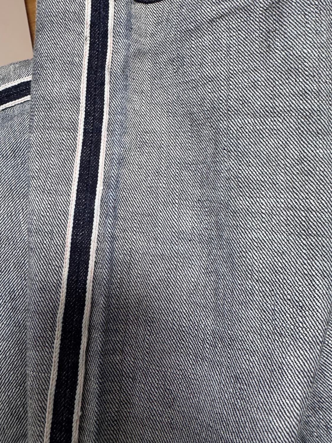 데밀 LOT. 009P 레귤러 스트레이트 140Z 셀비지 데님 팬츠 30 상품이미지3