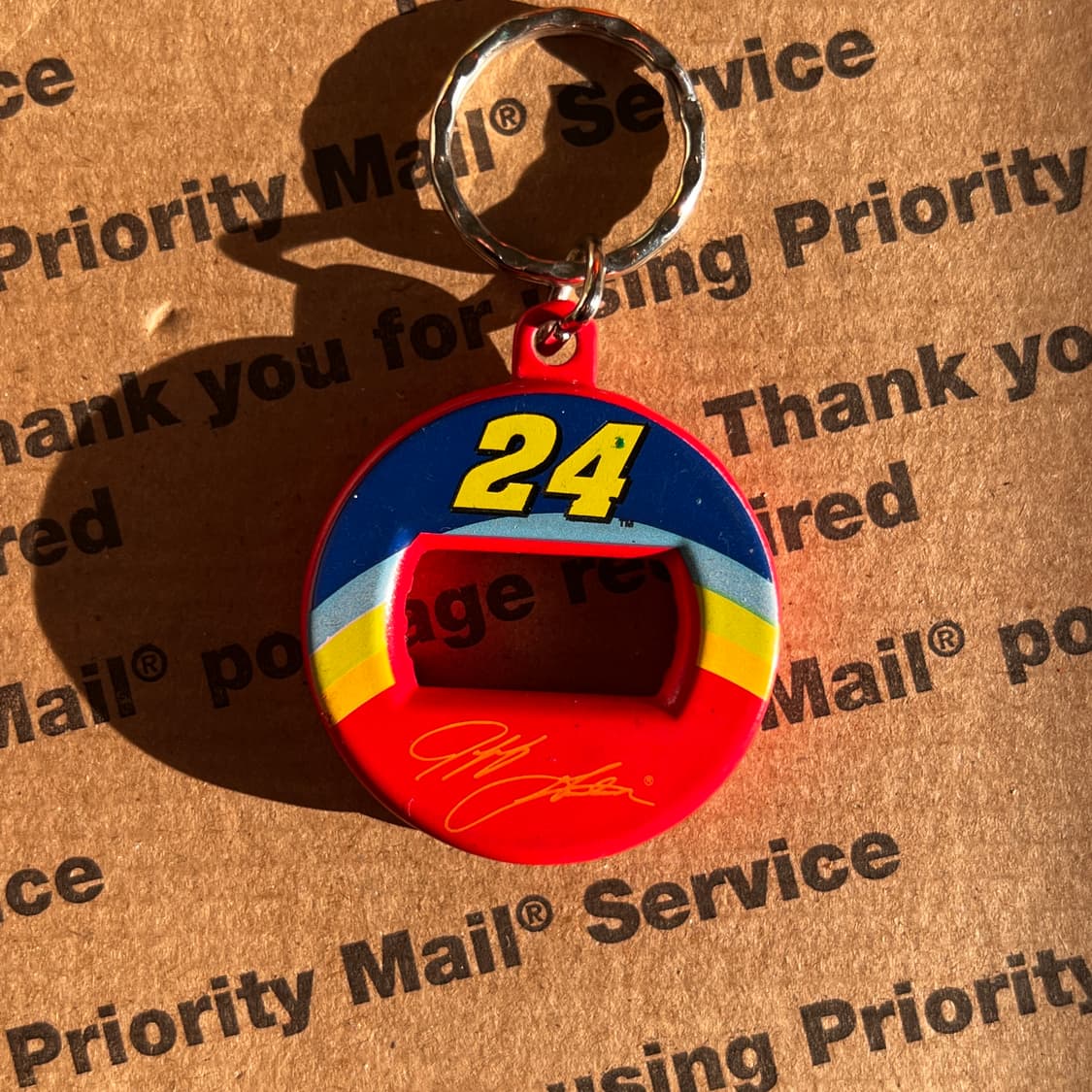 90s vtg Racing Bottle Opener Keyring 상품이미지1