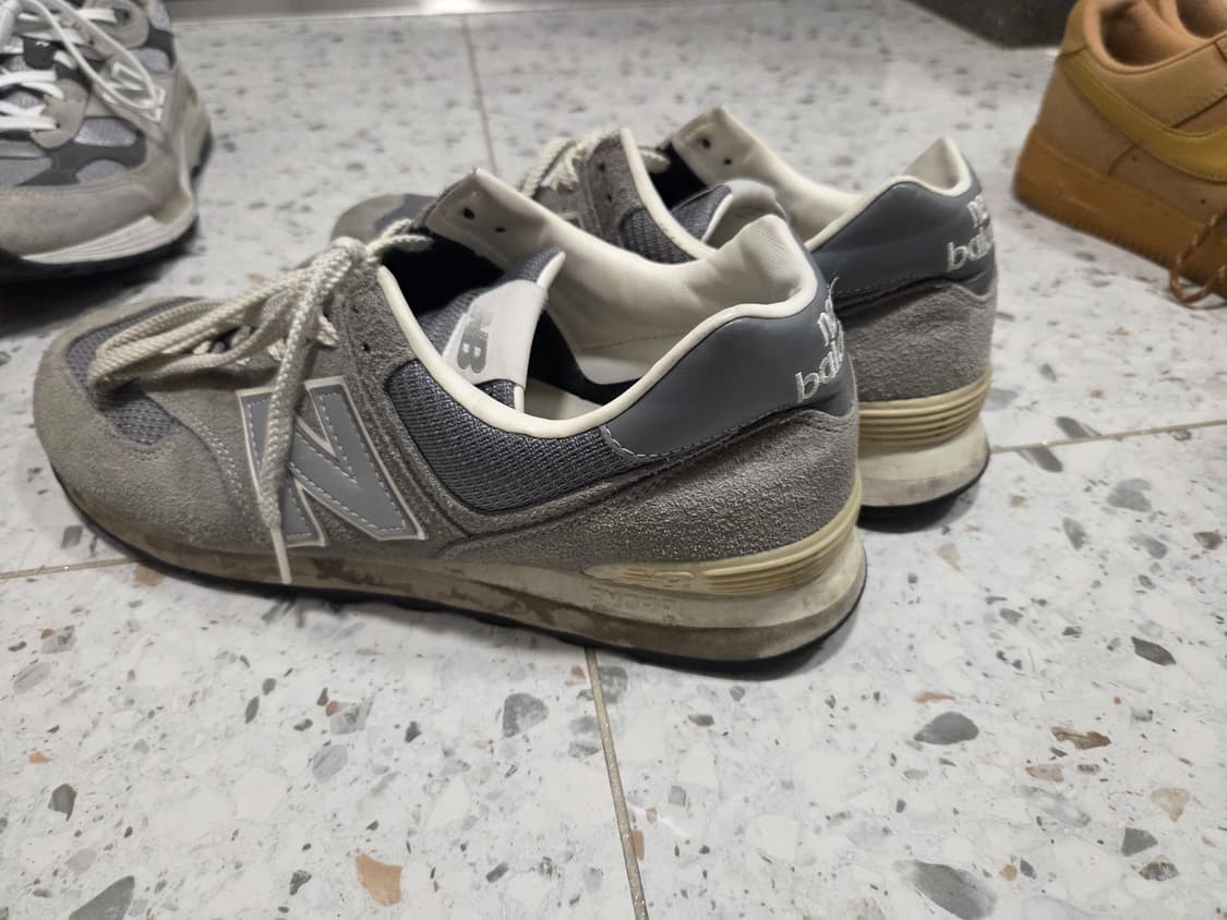 포터리 뉴발란스 574 회색 스니커즈 300mm 상품이미지3