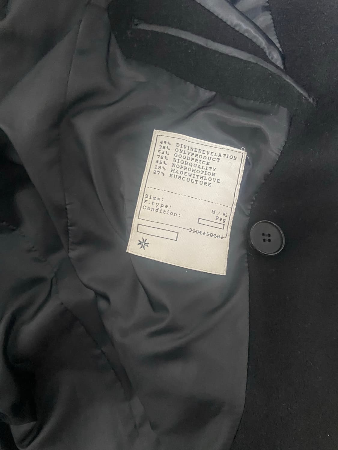 토니웩 더블 브레스티드 벨티드 코트 m 상품이미지4