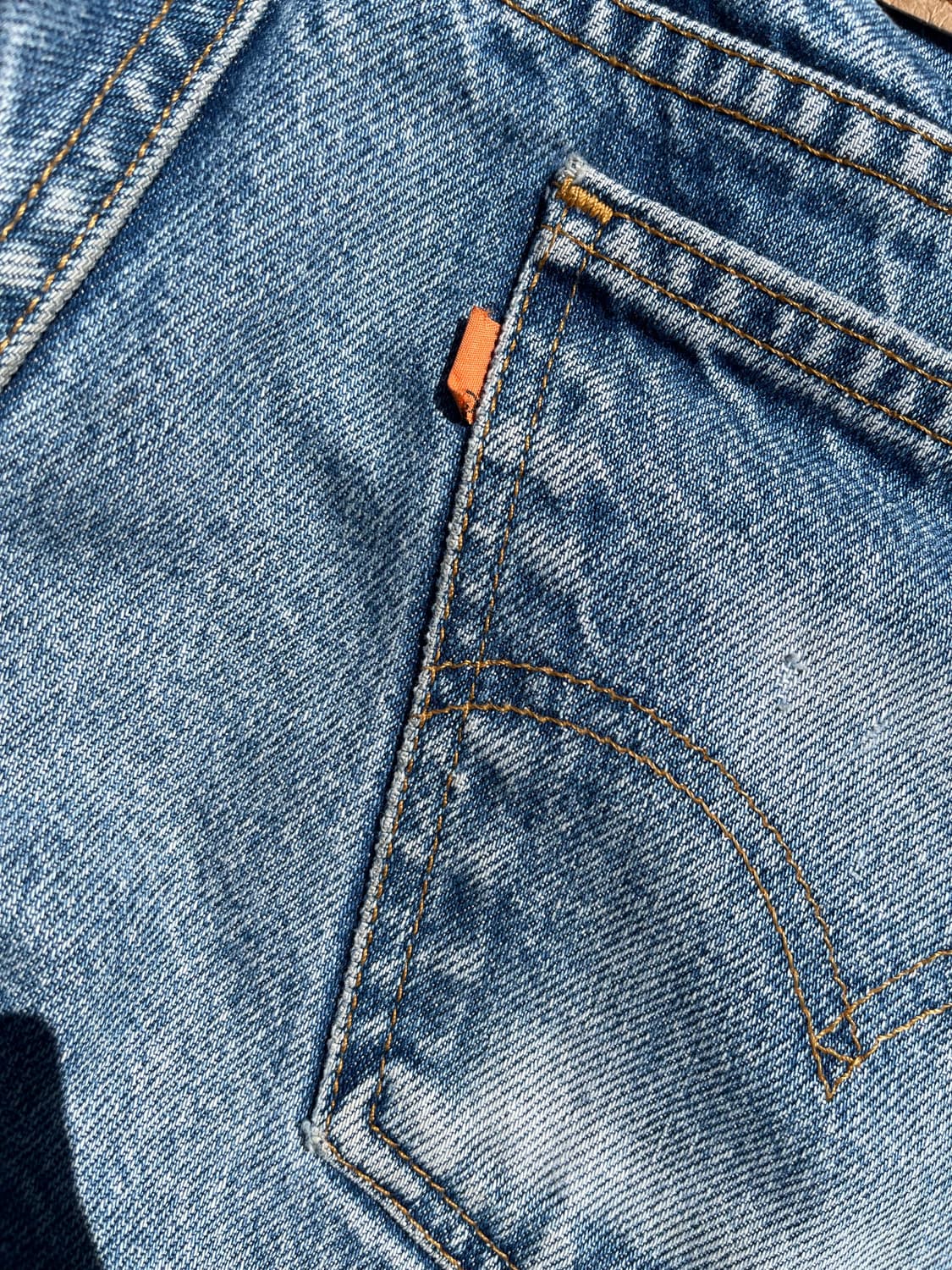 36) 1990s Levis517 USA Orange Tab Jeans 상품이미지5