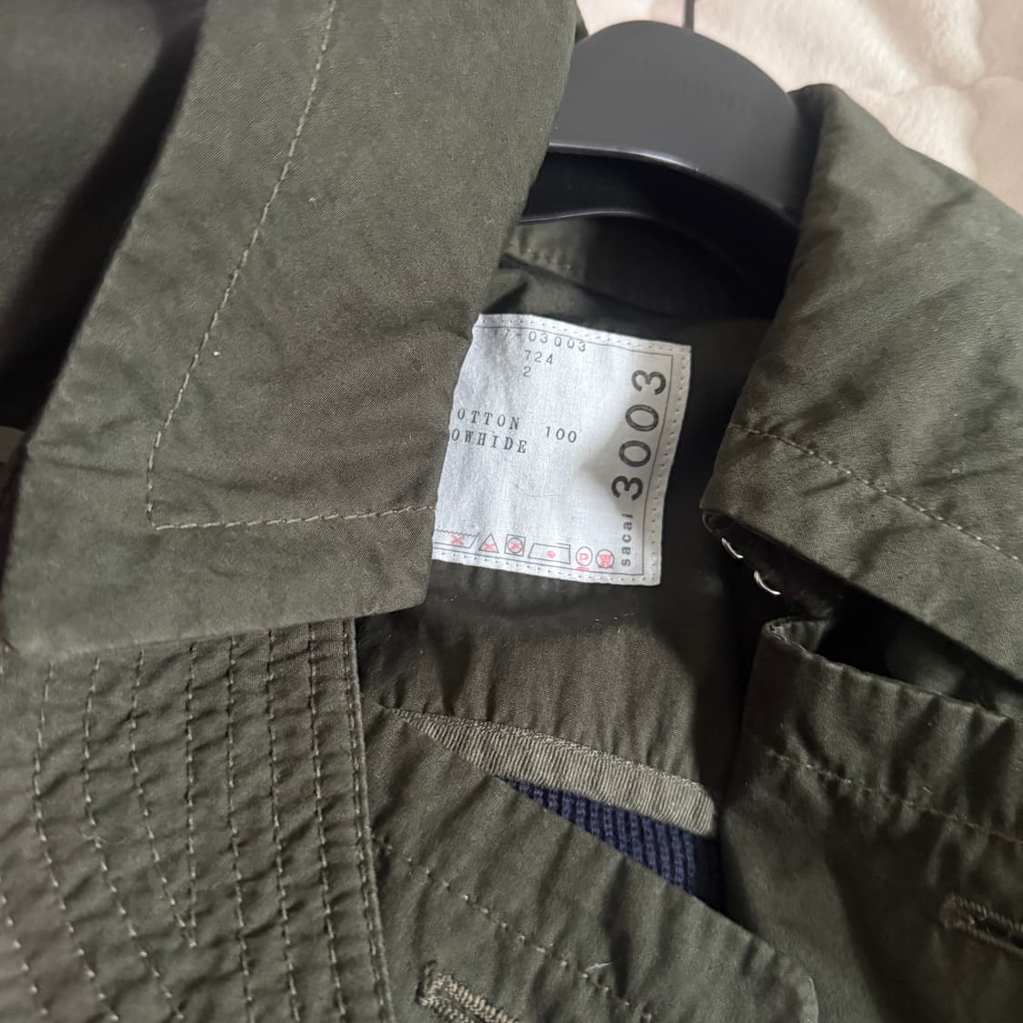 사카이 더블 트렌치 코트 상품이미지3