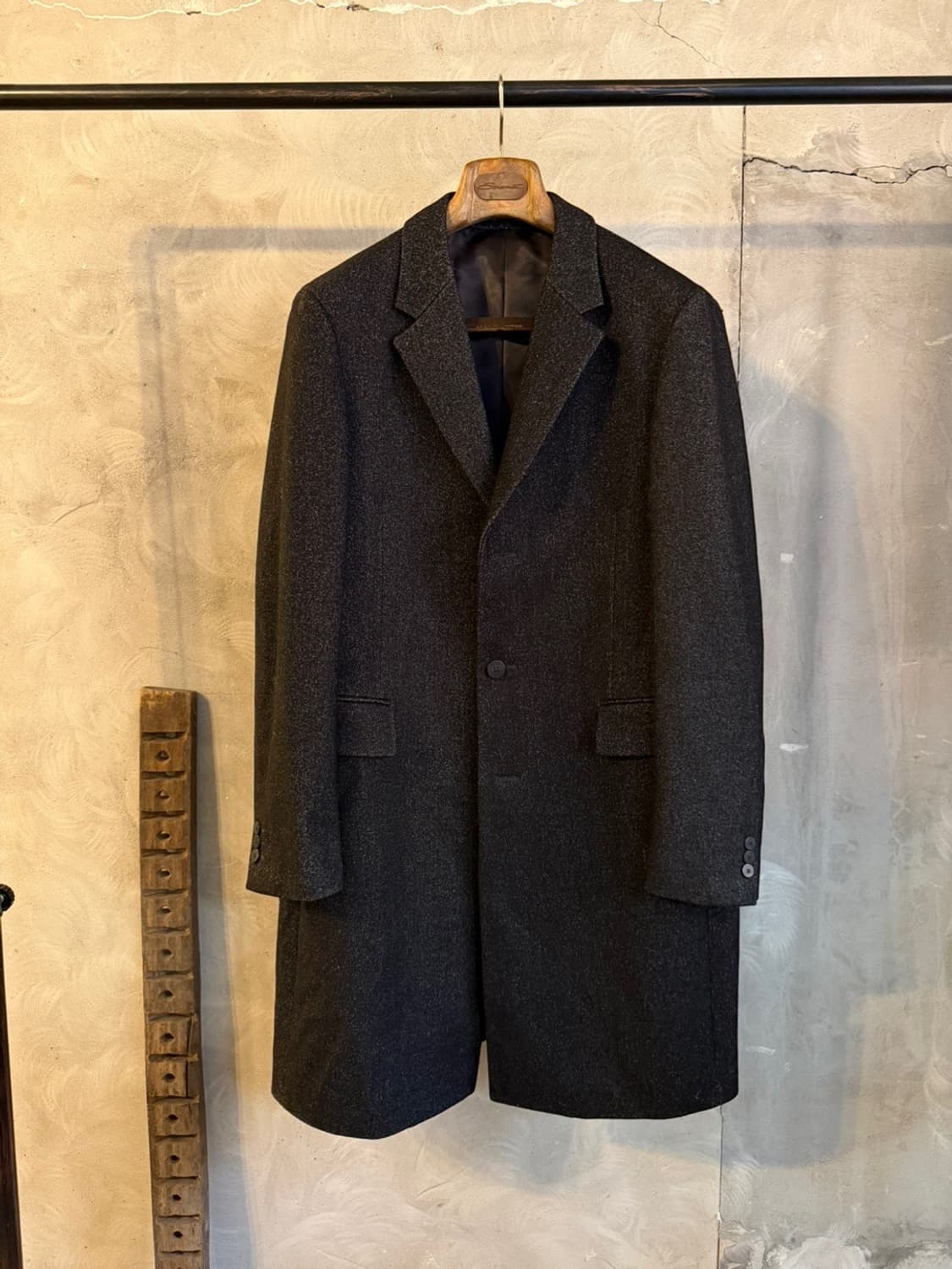 세루띠 커버트울 체스터필드 코트 100 상품이미지1