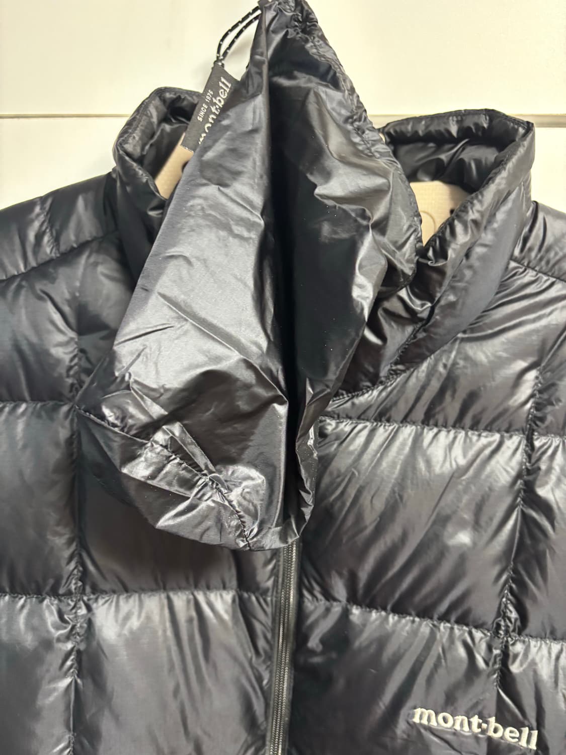 몽벨 경량패딩 슈페리어 다운 자켓 블랙 상품이미지6
