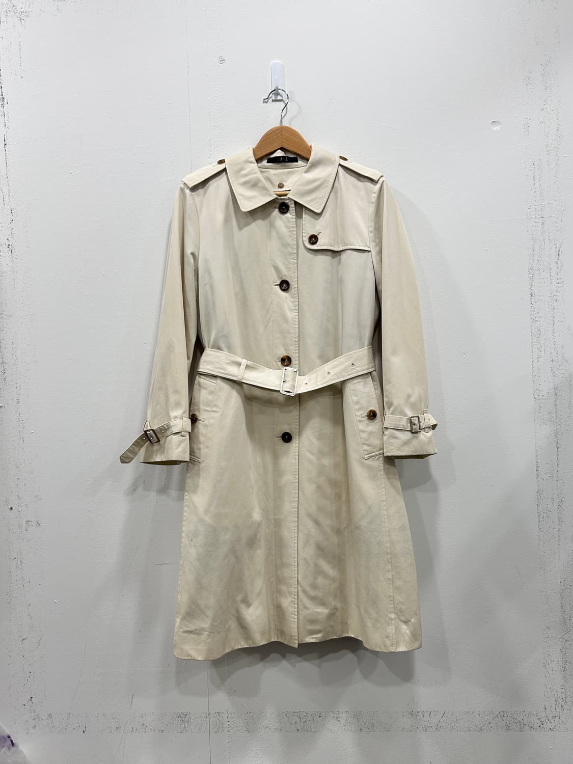 닥스 내피 탈부착 연베이지 트렌치코트 여성 M사이즈 상품이미지2