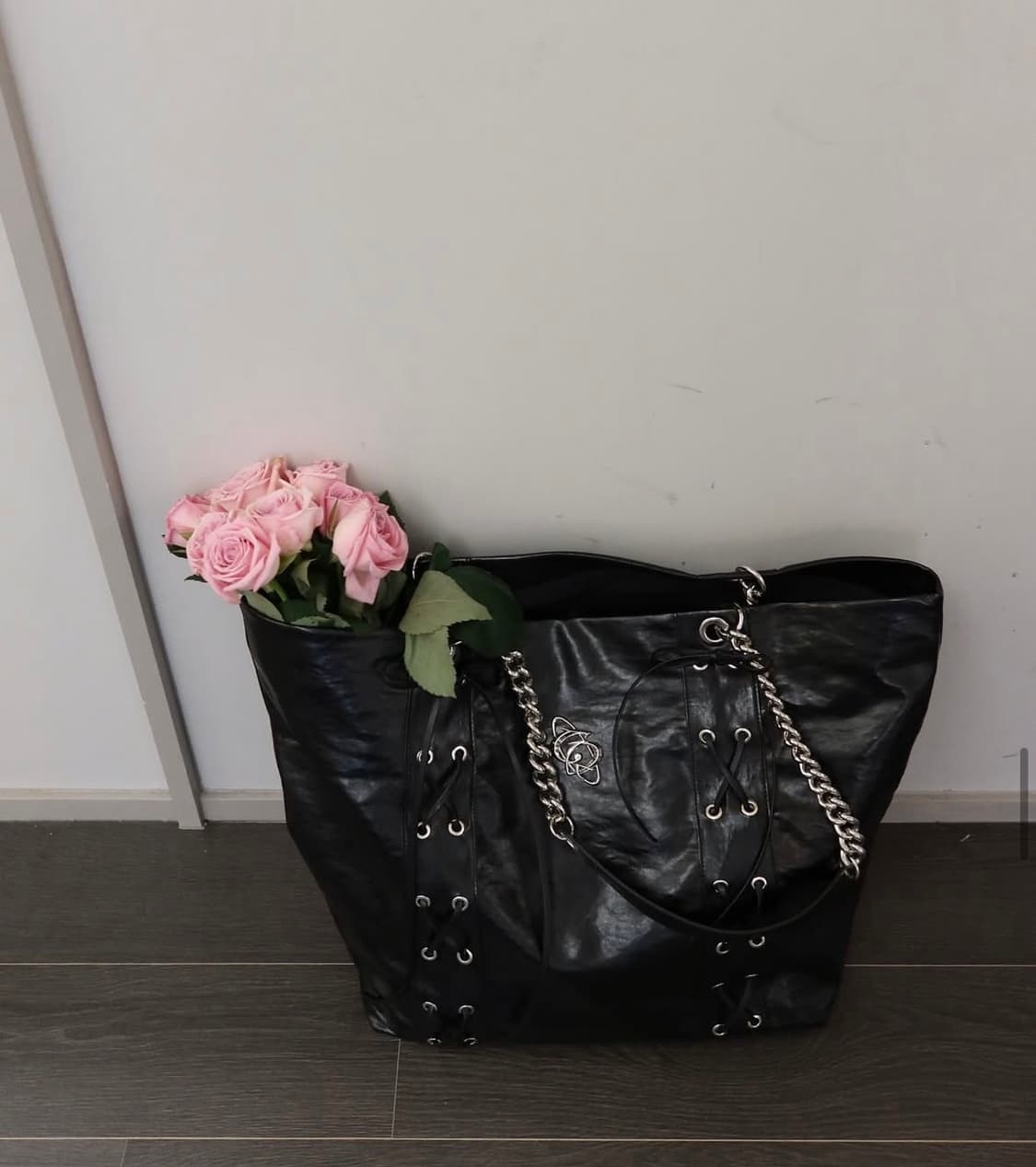 체리퀴리 레더 쇼퍼백 상품이미지2