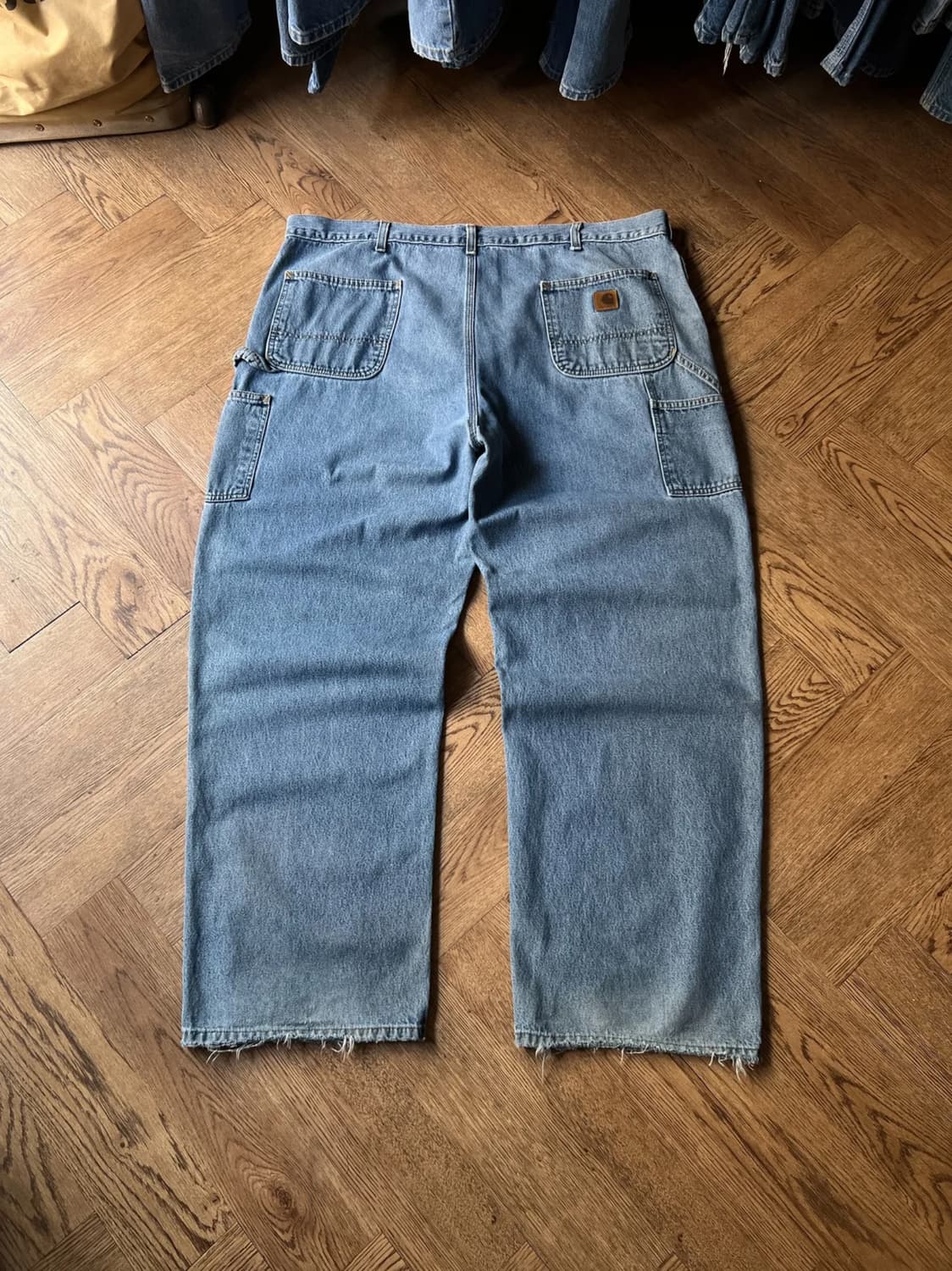 [44]칼하트 USA 빅사이즈 싱글니 카펜터 워크 데님 팬츠 상품이미지1