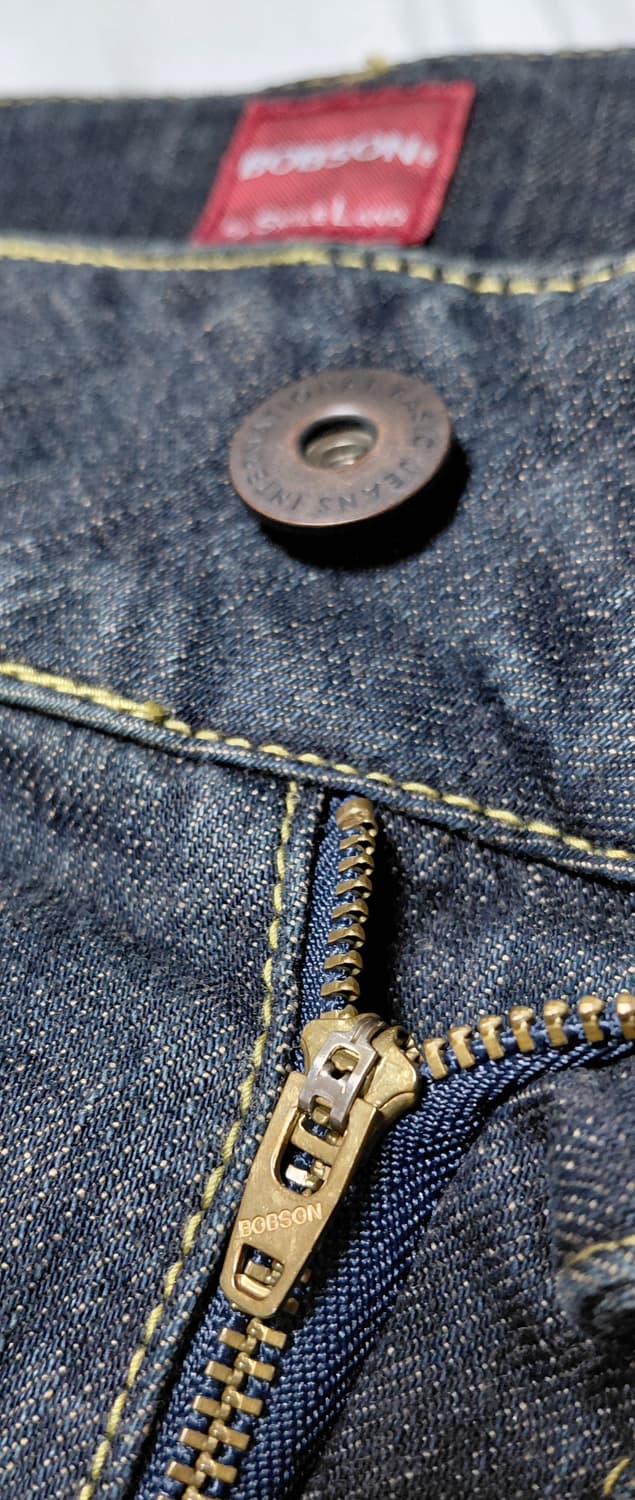 [BOBSON x SMILE LAND] 빈티지 워싱 신치백 부츠컷 데님 상품이미지5