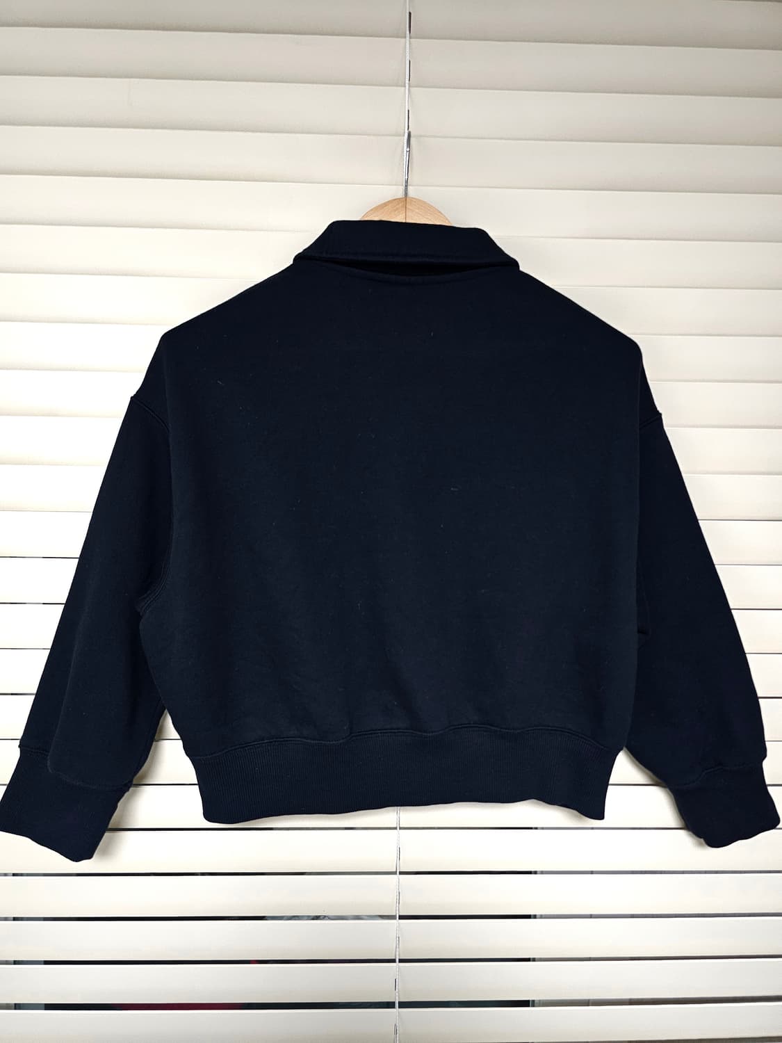 나이키 플리스 3/4 슬리브 크롭 폴로스웻셔츠 L 상품이미지2