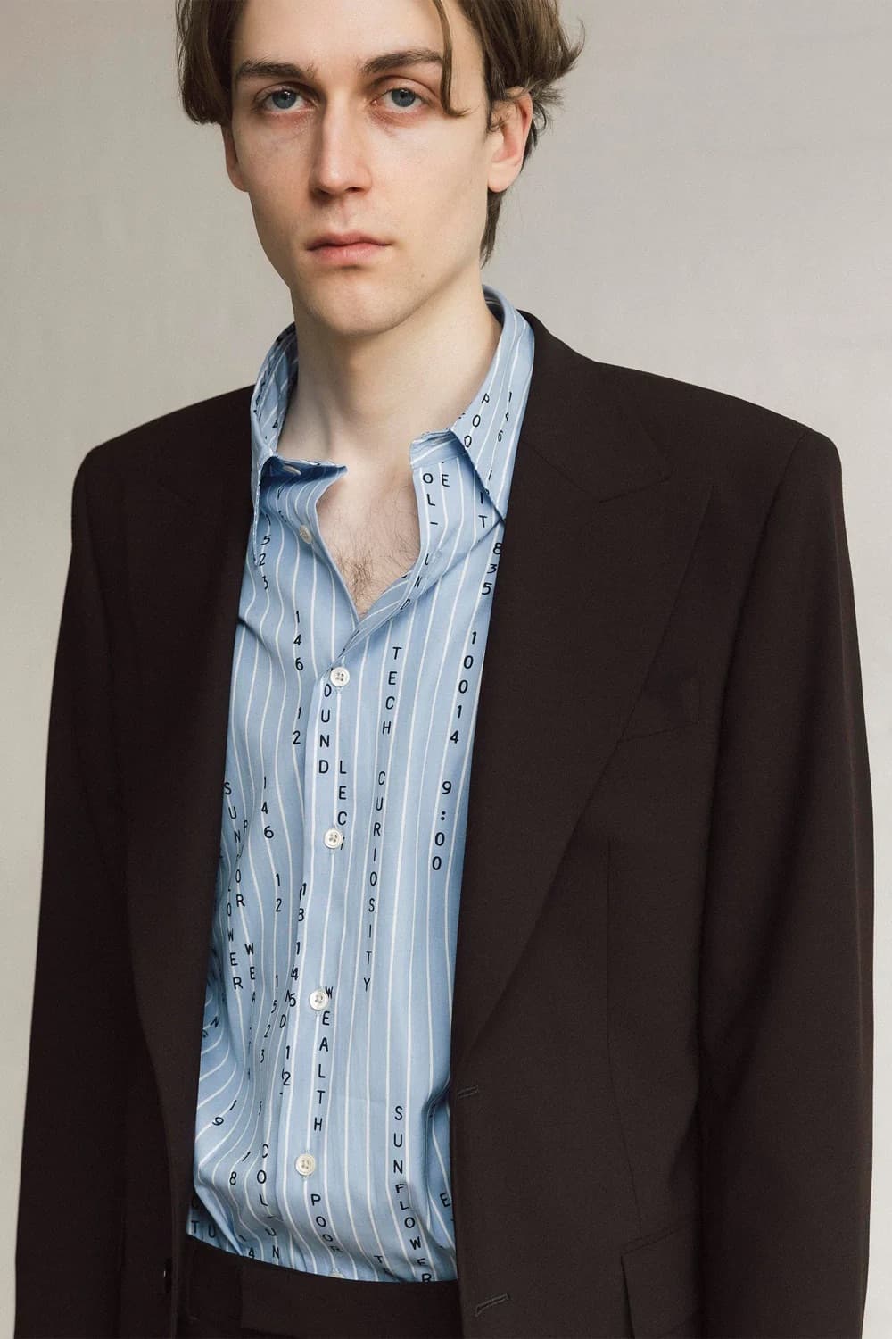 SUNFLOWER 선플라워 블레이져 브라운 48사이즈 상품이미지1