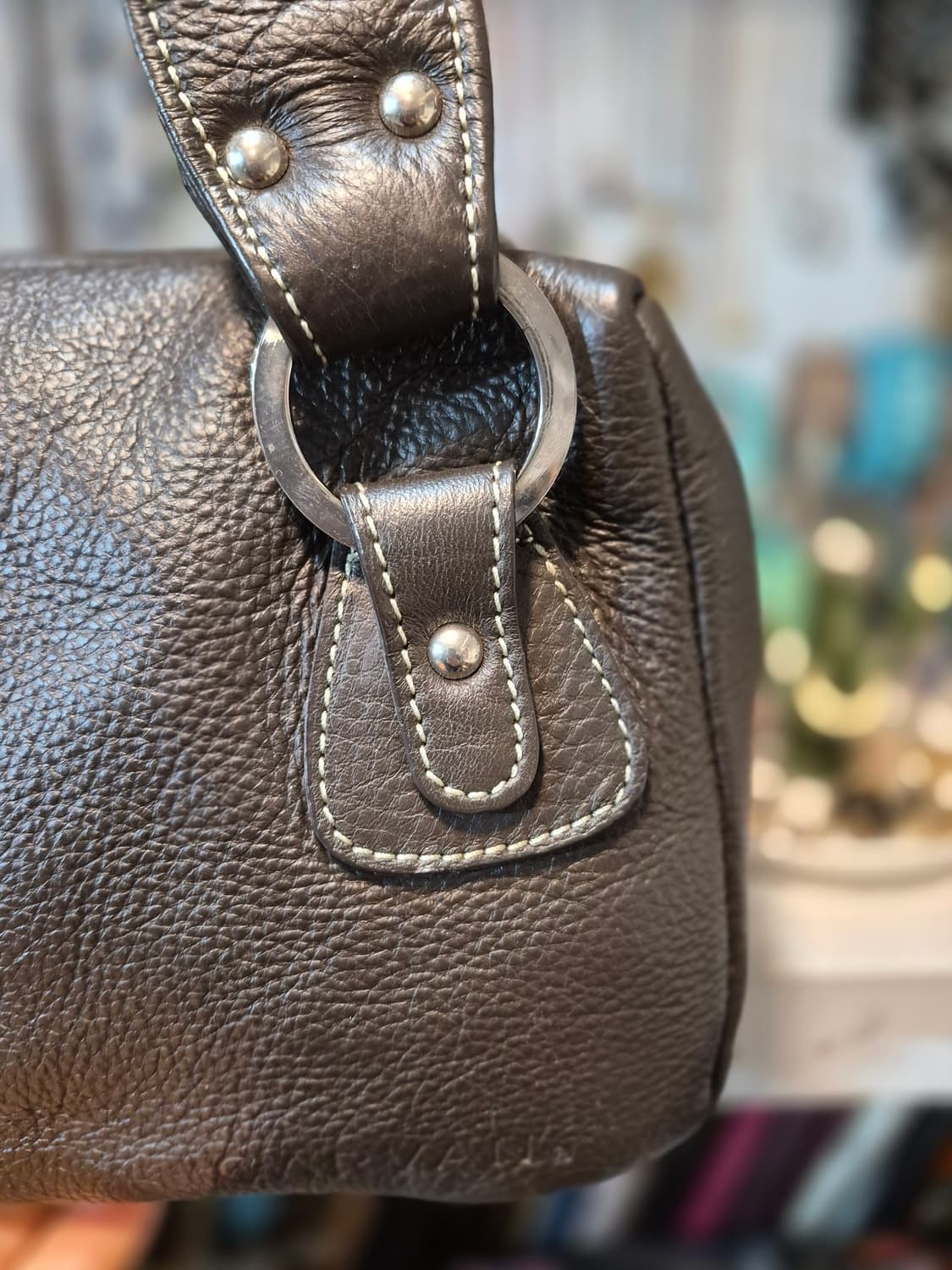 japon 브라운 가죽 숄더백 토트백 상품이미지6