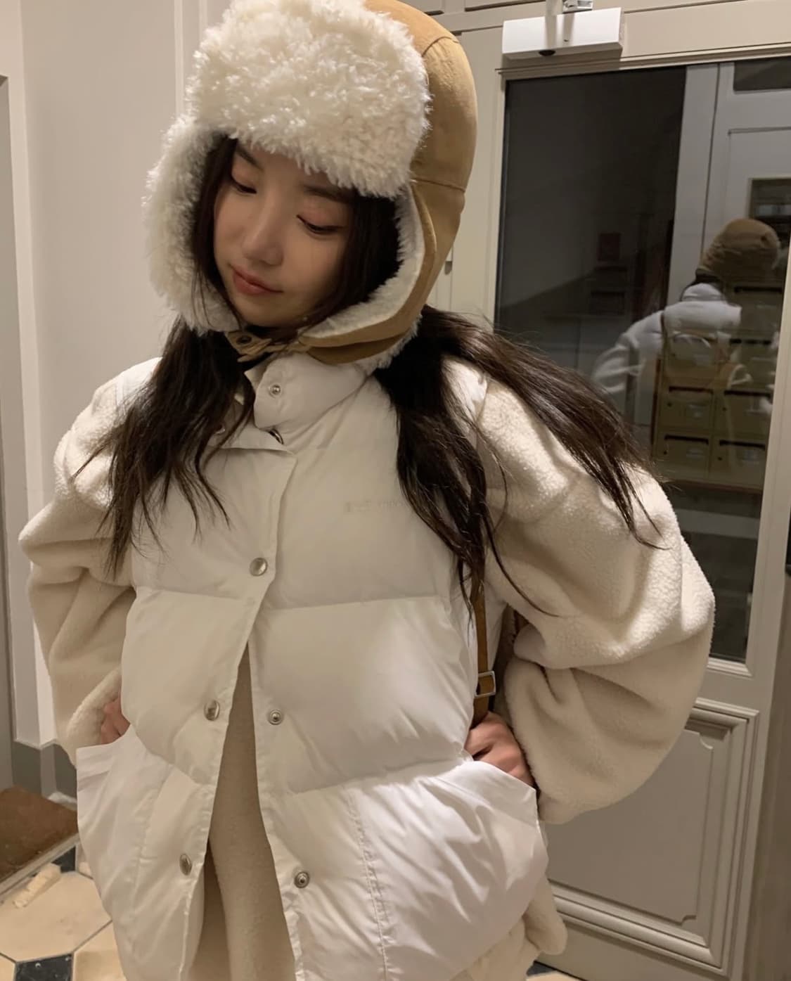 더바넷 화이트 라이트 구스 푸퍼 베스트 우먼즈 상품이미지1