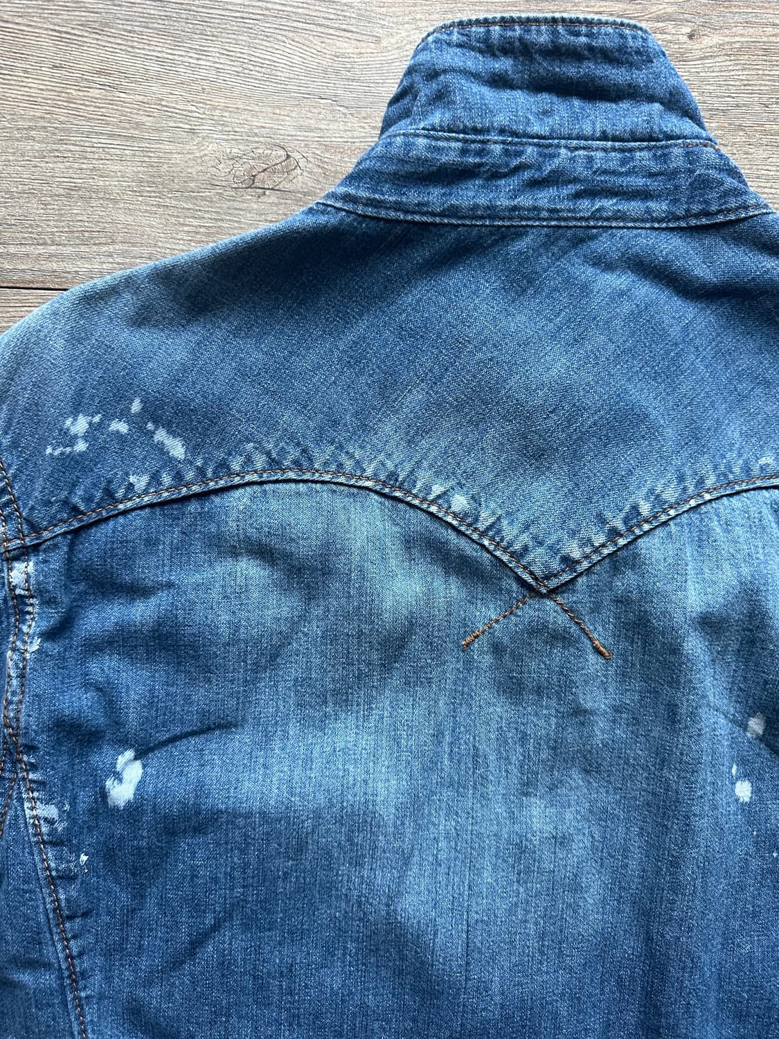 빈티지 데님셔츠 상품이미지3