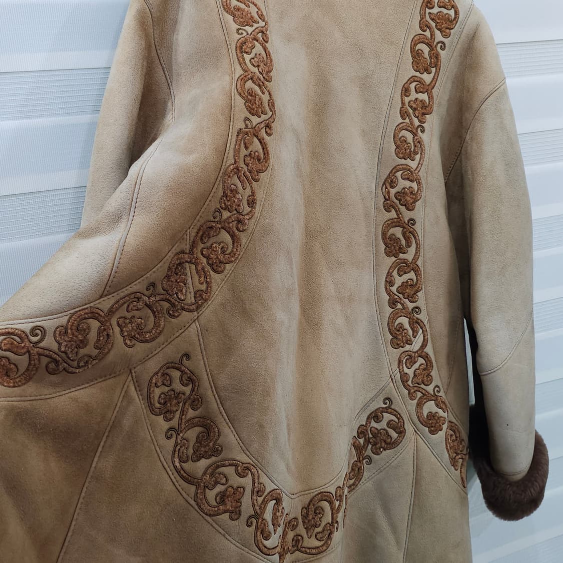 80-90s 빈티지 양가죽 양털 무스탕- 우먼프리 상품이미지7