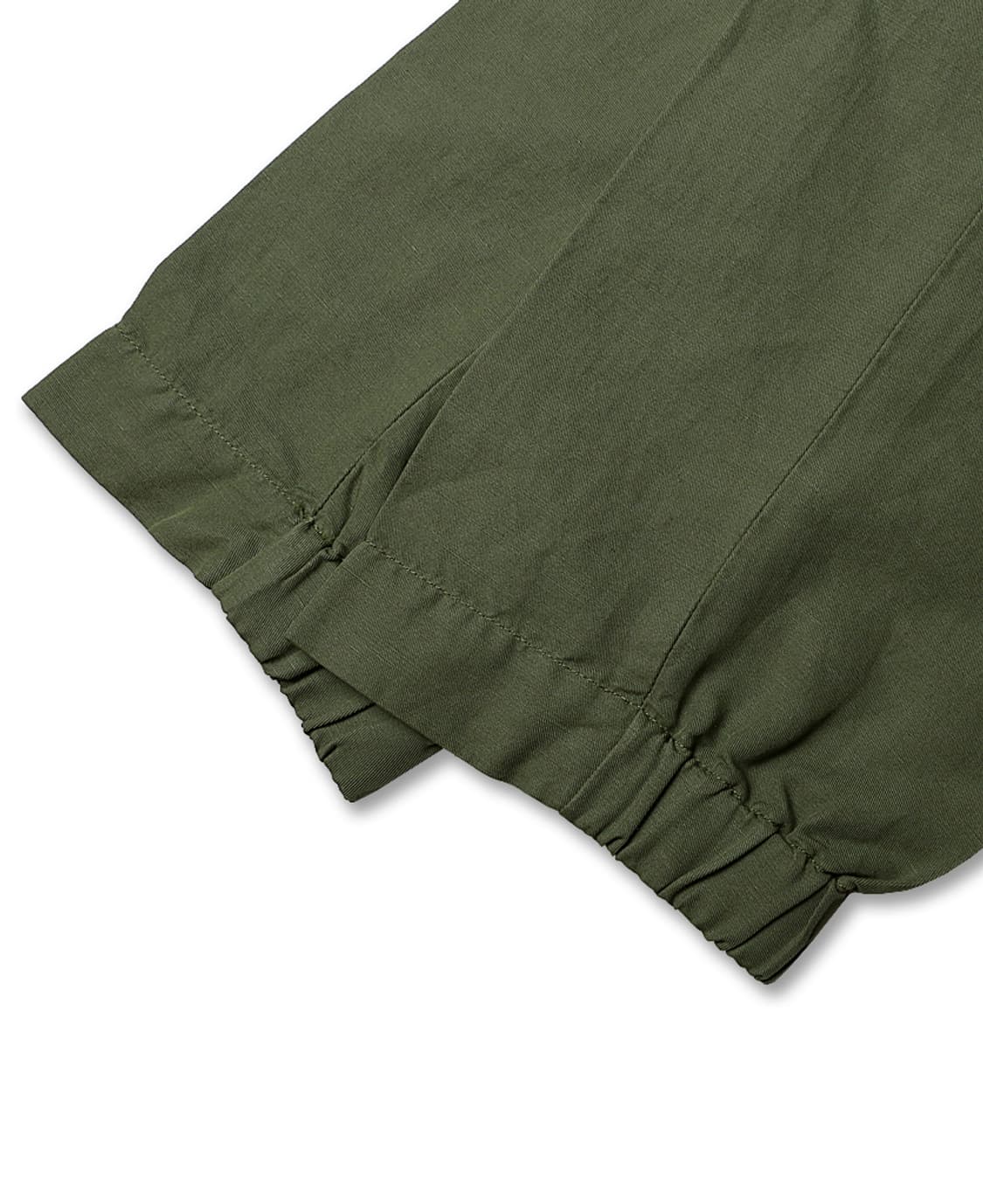 52 인코텍스 [Incotex] 카키 린넨 코튼 치노리노 하프 조거 팬츠 상품이미지7