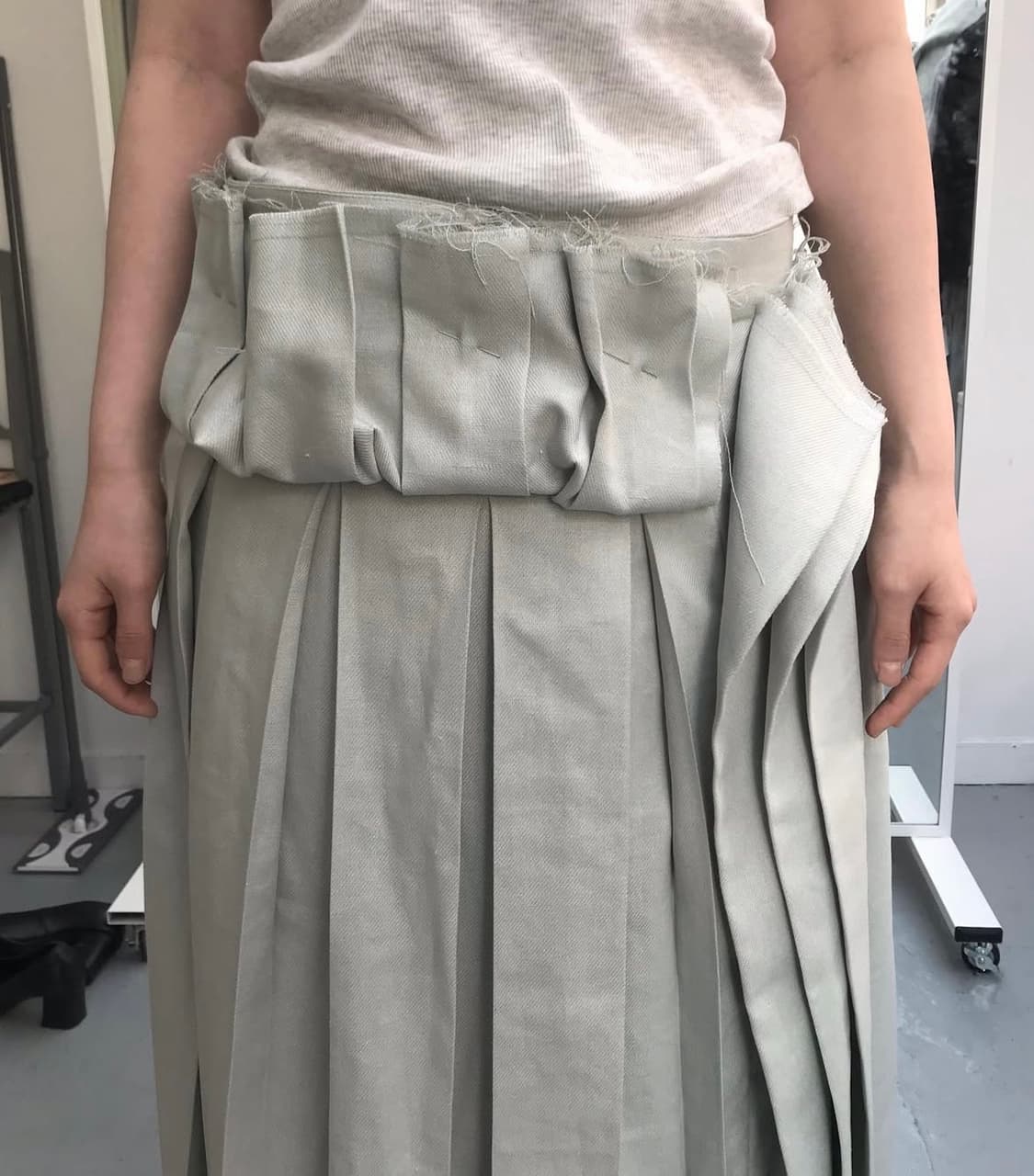 20250ffbeat pleats skirt 상품이미지1