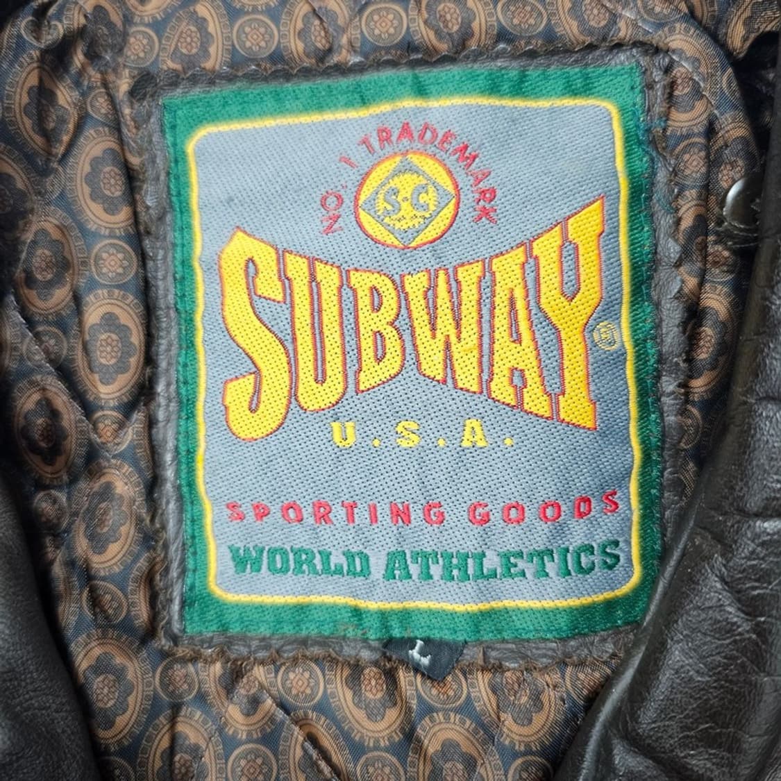 SUBWAY 빈티지 소가죽 자켓 L 상품이미지5