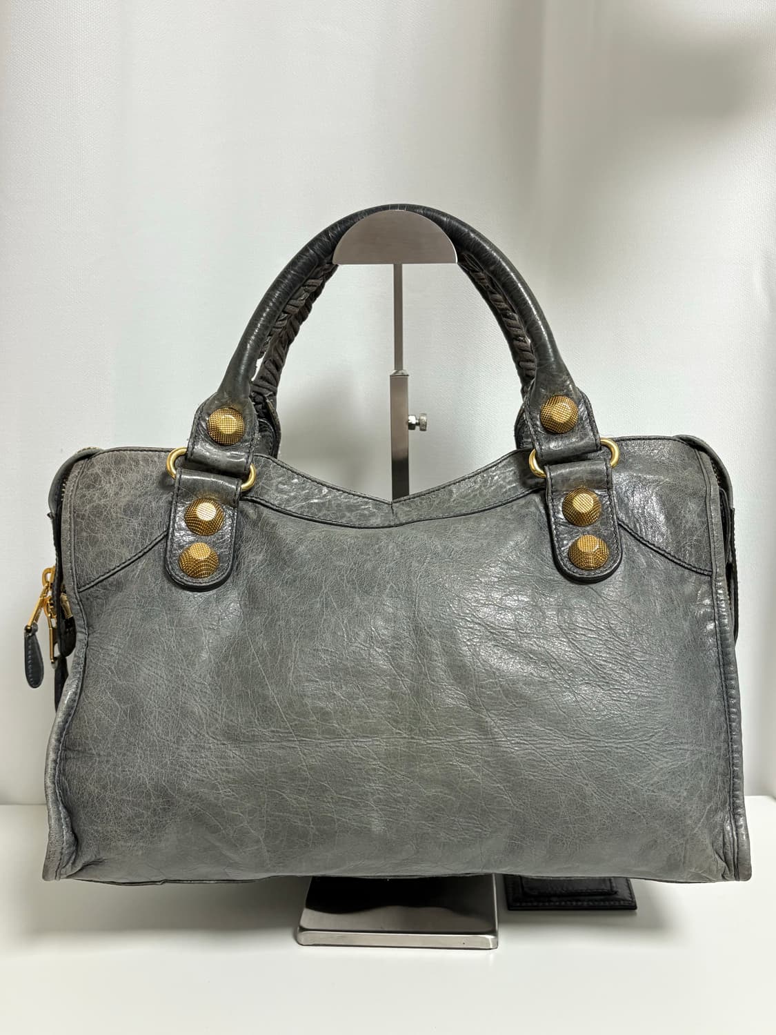 발렌시아가 자이언트 모터 시티백 그레이 상품이미지6